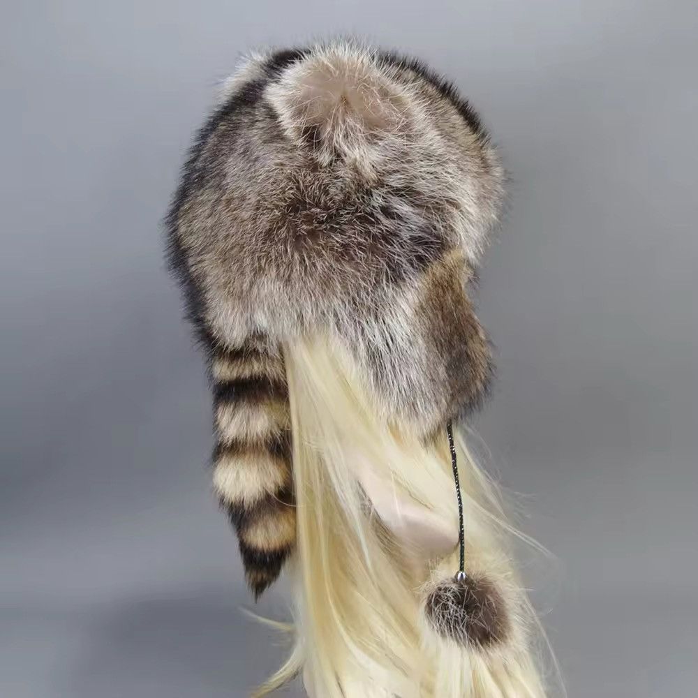 Designer × Other Winter Fur Ear Animal Women’s Hat Size ONE SIZE - 5 Thumbnail