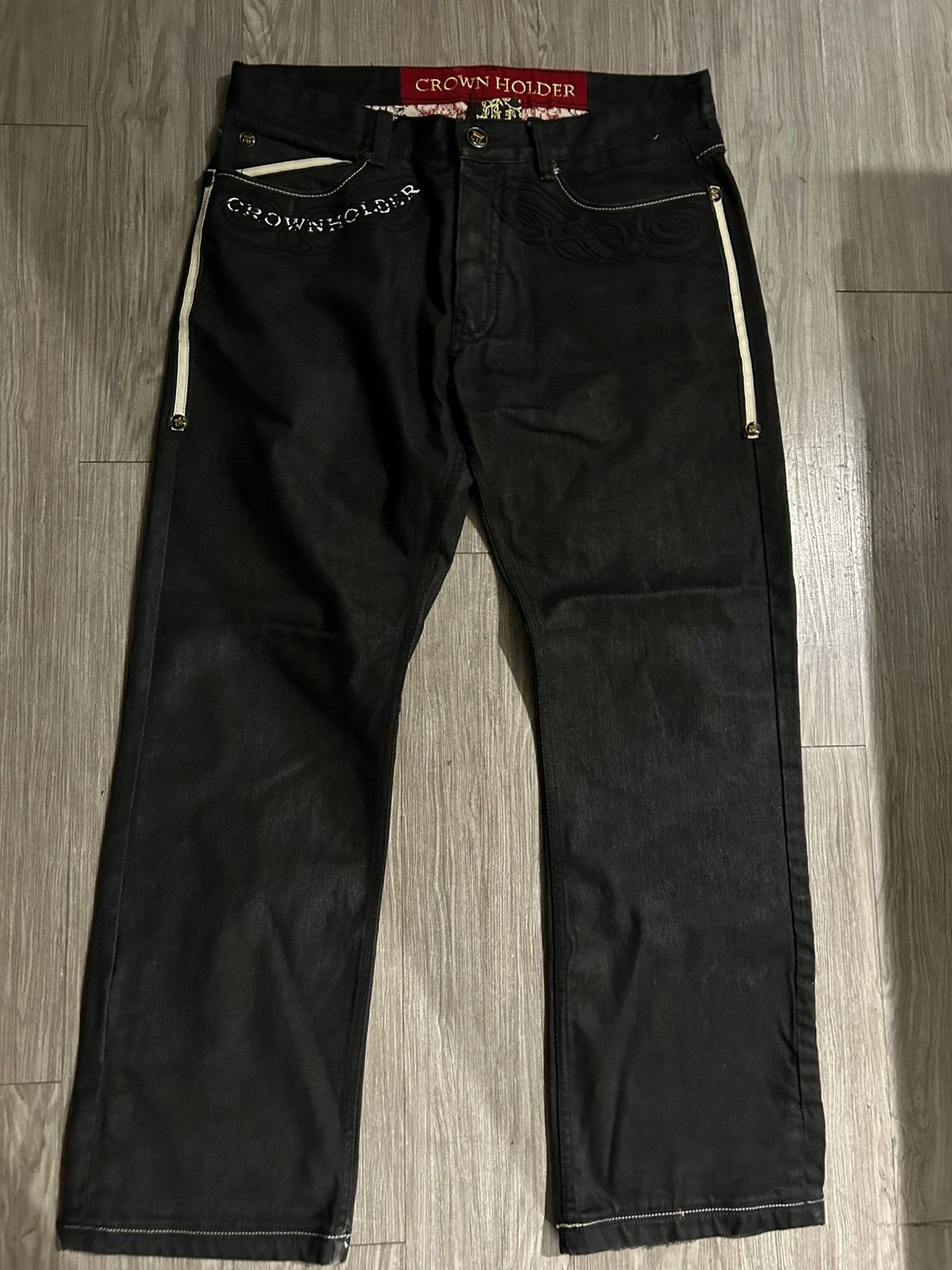 Other Black Raw Denim Size US 38 / EU 54 - 1 Thumbnail