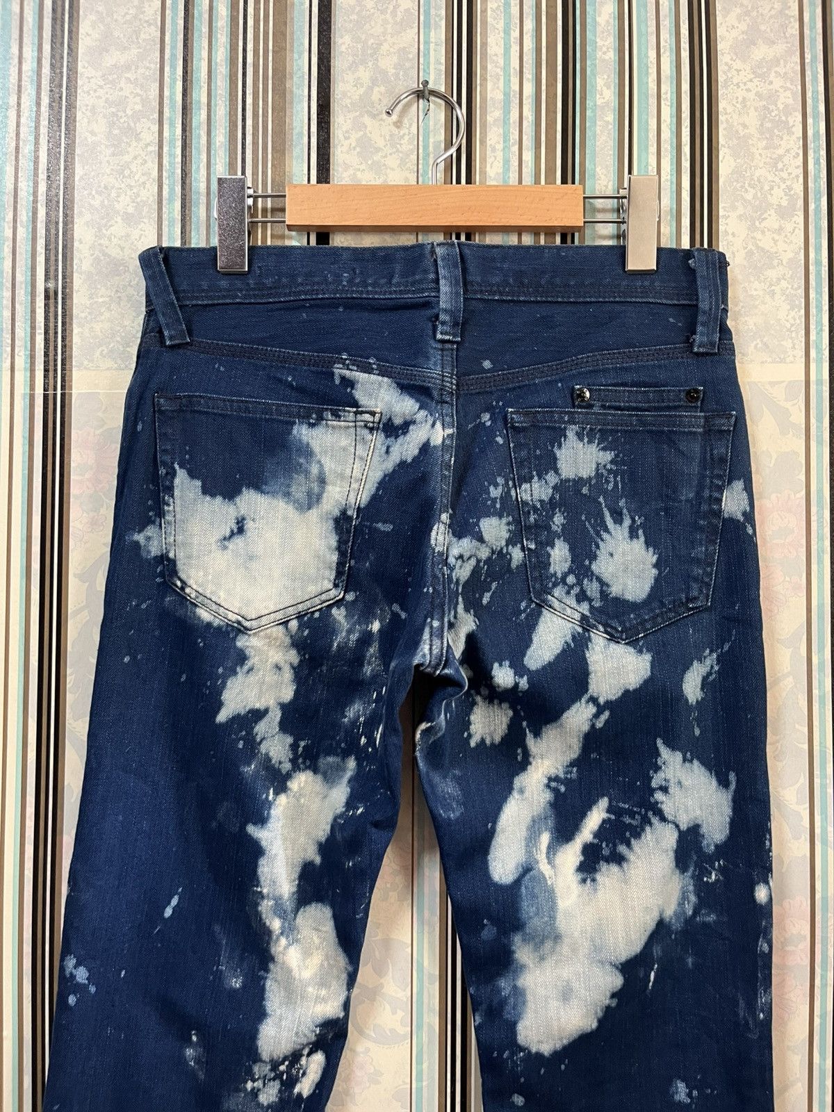 Jil Sander 2000s uniqlo J+ splash acid wash skinny for straight #I3 Size US 30 / EU 46 - 4 Thumbnail