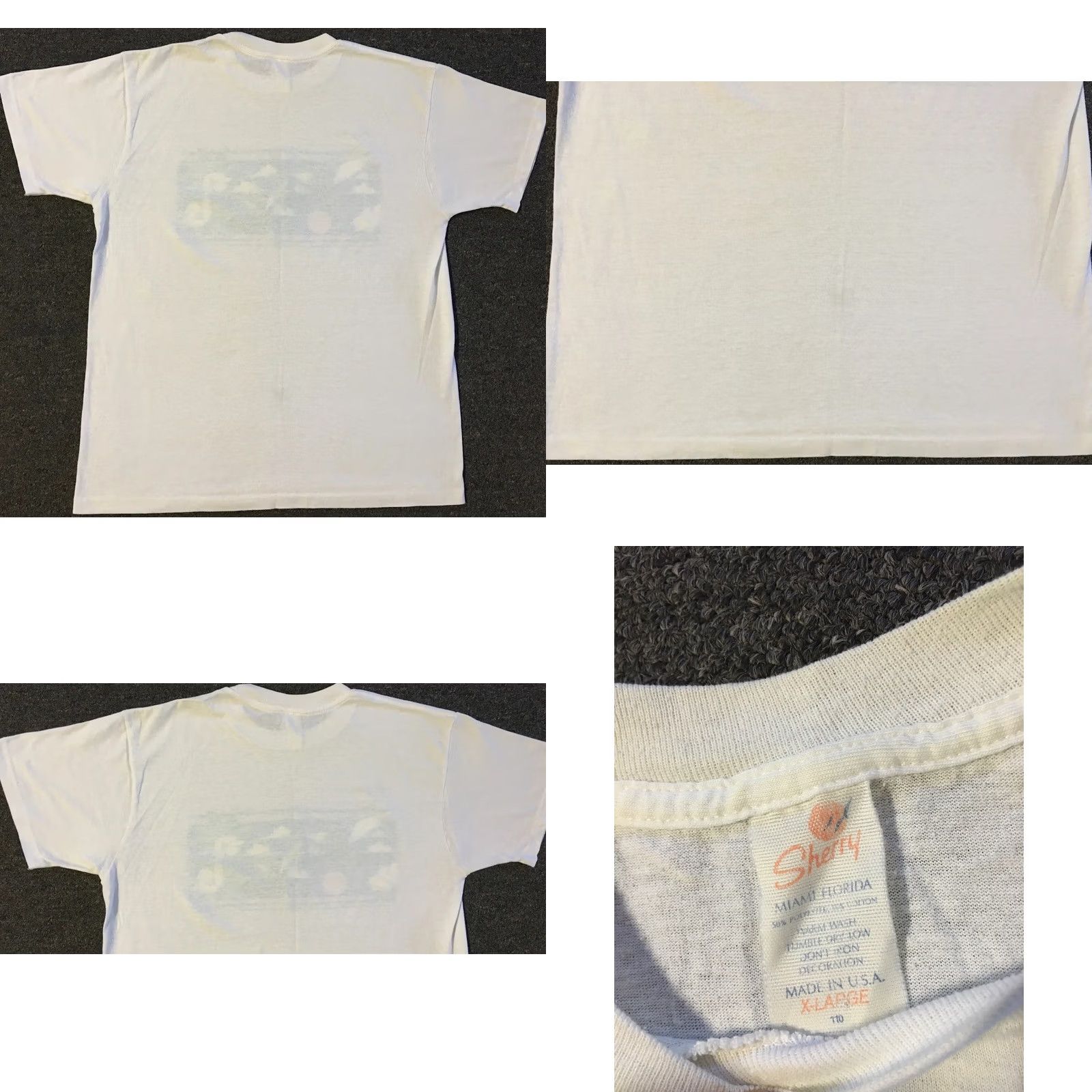 Vintage VINTAGE Arizona Hummingbird Shirt S White 80s 90s Grunge Beach Sun Palm Trees Animal Flower Military USA Men T-Shirt Size US S / EU 44-46 / 1 - 8 Thumbnail