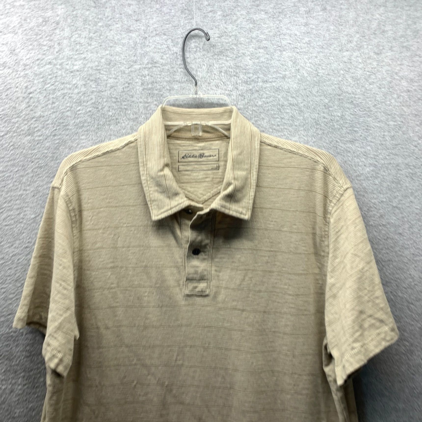 Eddie Bauer Eddie Bauer Polo Shirt Adult Large Brown Cotton Outdoors Mens Activewear Polo Shirt Brown 2 Size US L / EU 52-54 / 3 - 2 Thumbnail