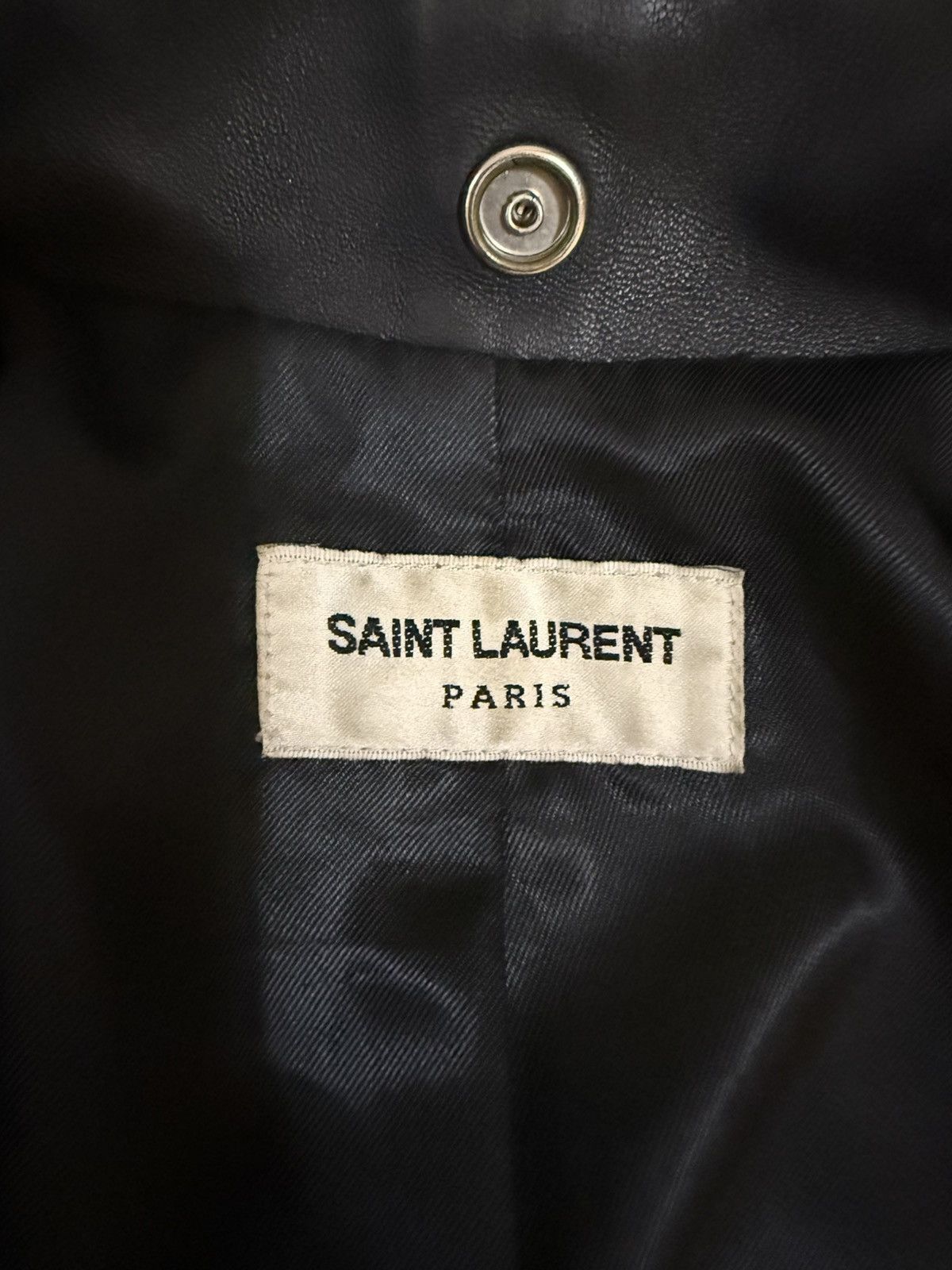Saint Laurent Paris Saint Laurent L01 Moto Leather Jacket Size S / US 4 / IT 40 - 9 Thumbnail