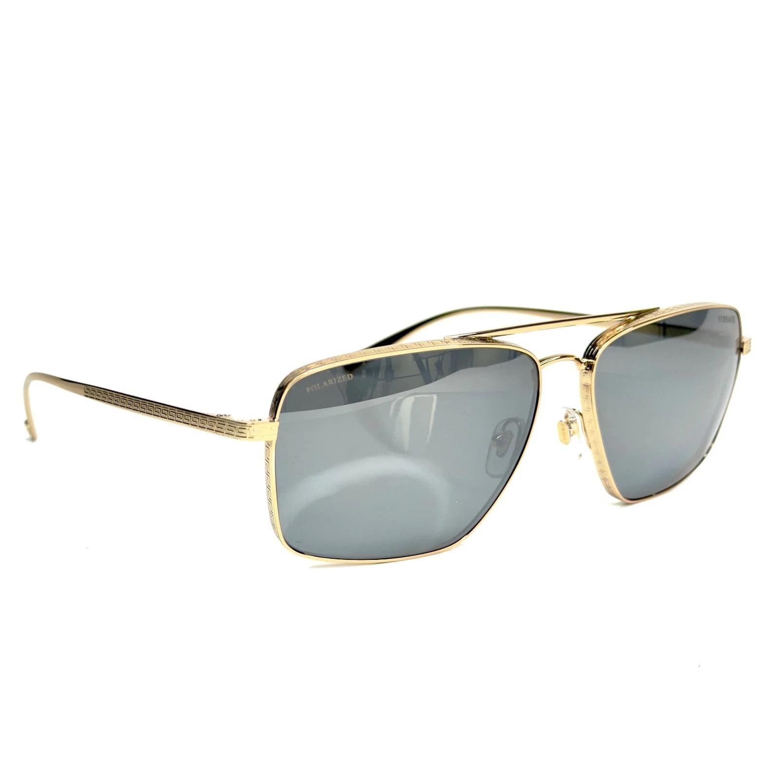 Versace VERSACE VE2216 GRECA Medusa 2216 Gold Aviator Sunglasses Size ONE SIZE - 5 Thumbnail