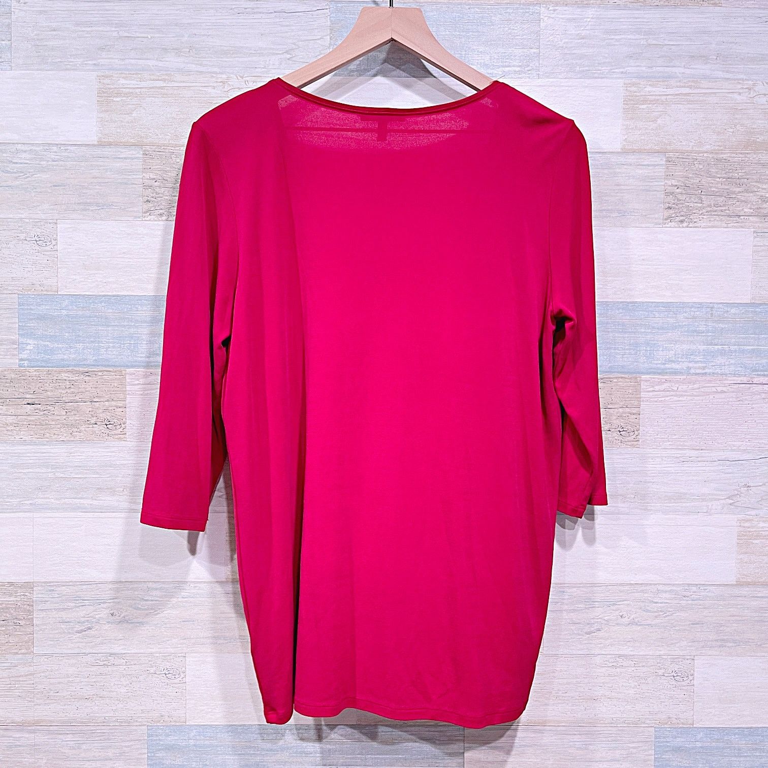 Eileen Fisher EILEEN FISHER 100% Silk Sequin Beaded Top Red Womens Medium Size M / US 6-8 / IT 42-44 - 3 Thumbnail