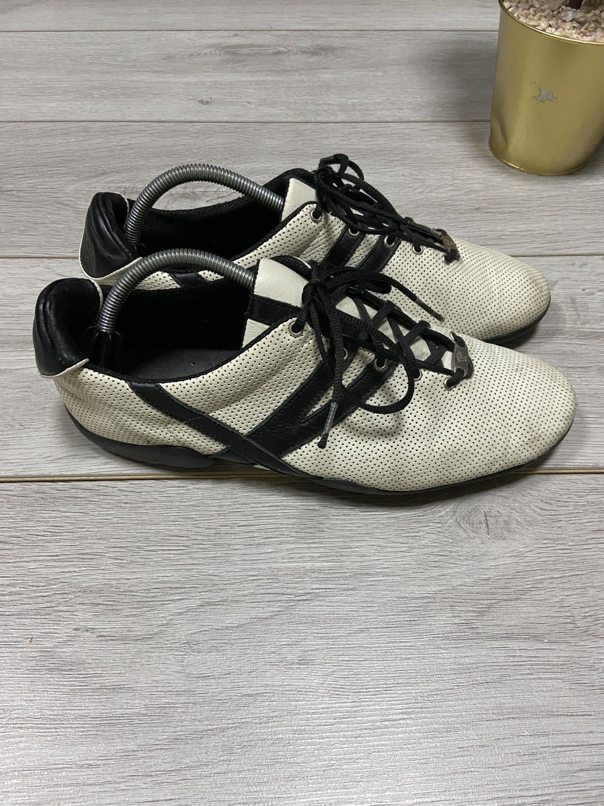 Versace Versace sneakers shoes leather Size US 11 / EU 44 - 6 Thumbnail