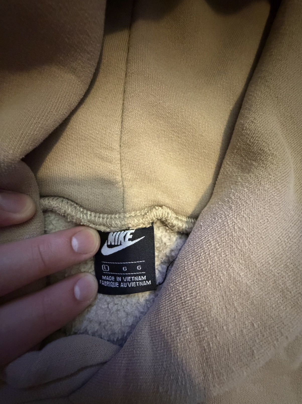 Nike Brown Nike Hoodie Size US L / EU 52-54 / 3 - 3 Thumbnail