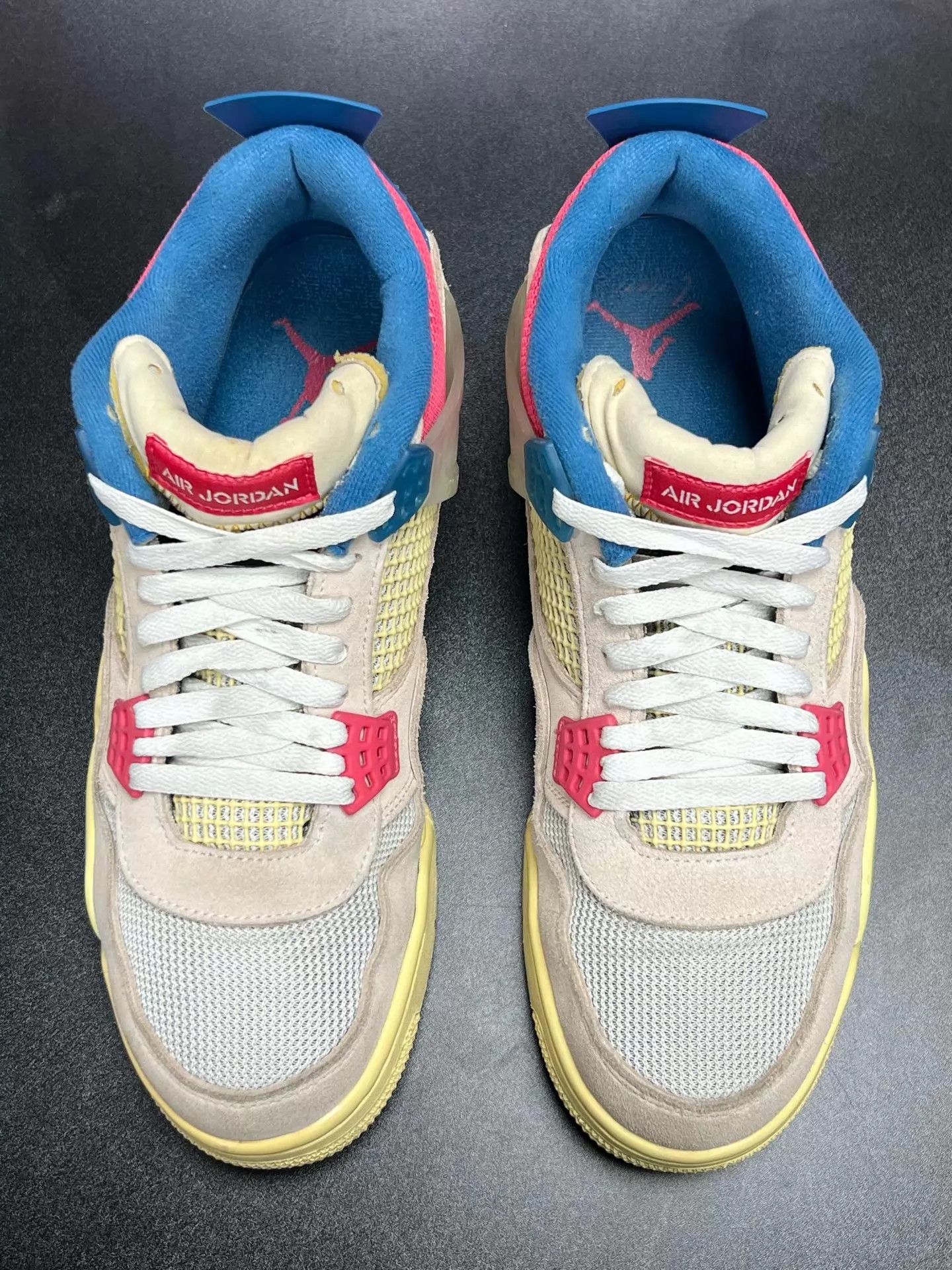 Nike AJ4 UNION Pink Blue Mid 44 With Box Size US 11 / EU 44 - 3 Thumbnail