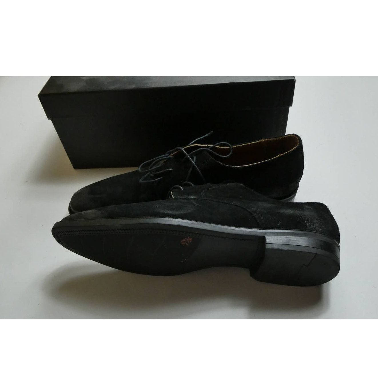 LIKELY Mike Konos made in Italy black suede oxford shoes, size: 11 Size US 11 / EU 44 - 2 Thumbnail
