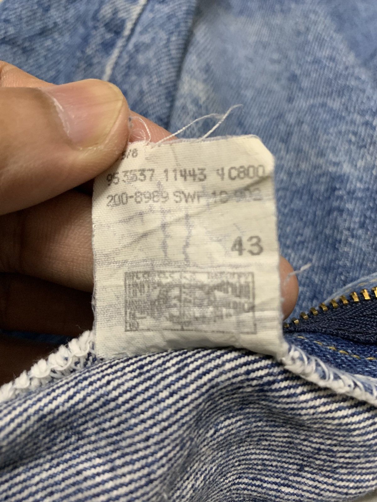 Lee Vintage Lee Distressed Jeans Made In Usa W32x32 Size US 32 / EU 48 - 13 Thumbnail