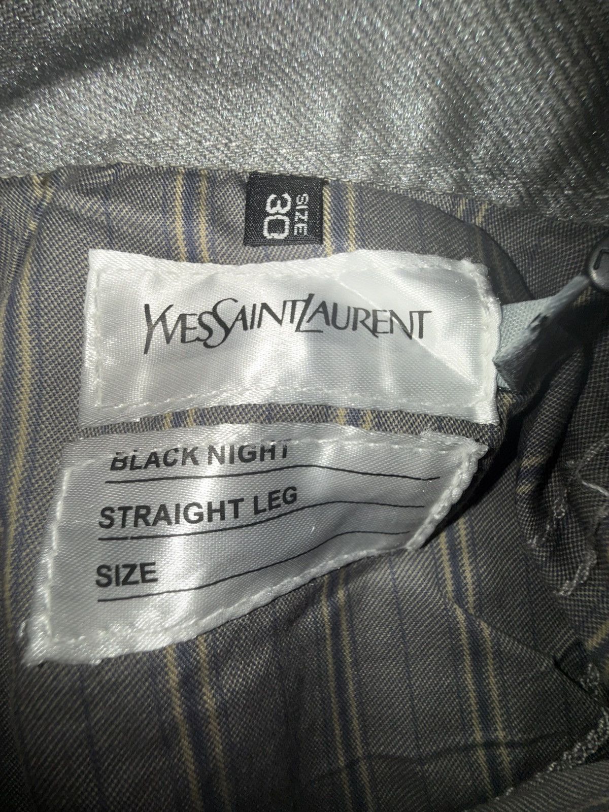 Yves Saint Laurent Yves Saint Laurent Silver Denim Jeans Size US 30 / EU 46 - 5 Thumbnail