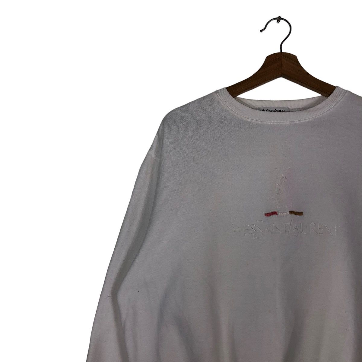 Vintage 🔥VINTAGE SWEATSHIRT CREWNECK YVES SAINT LAURENT POUR HOMME Size US S / EU 44-46 / 1 - 7 Thumbnail