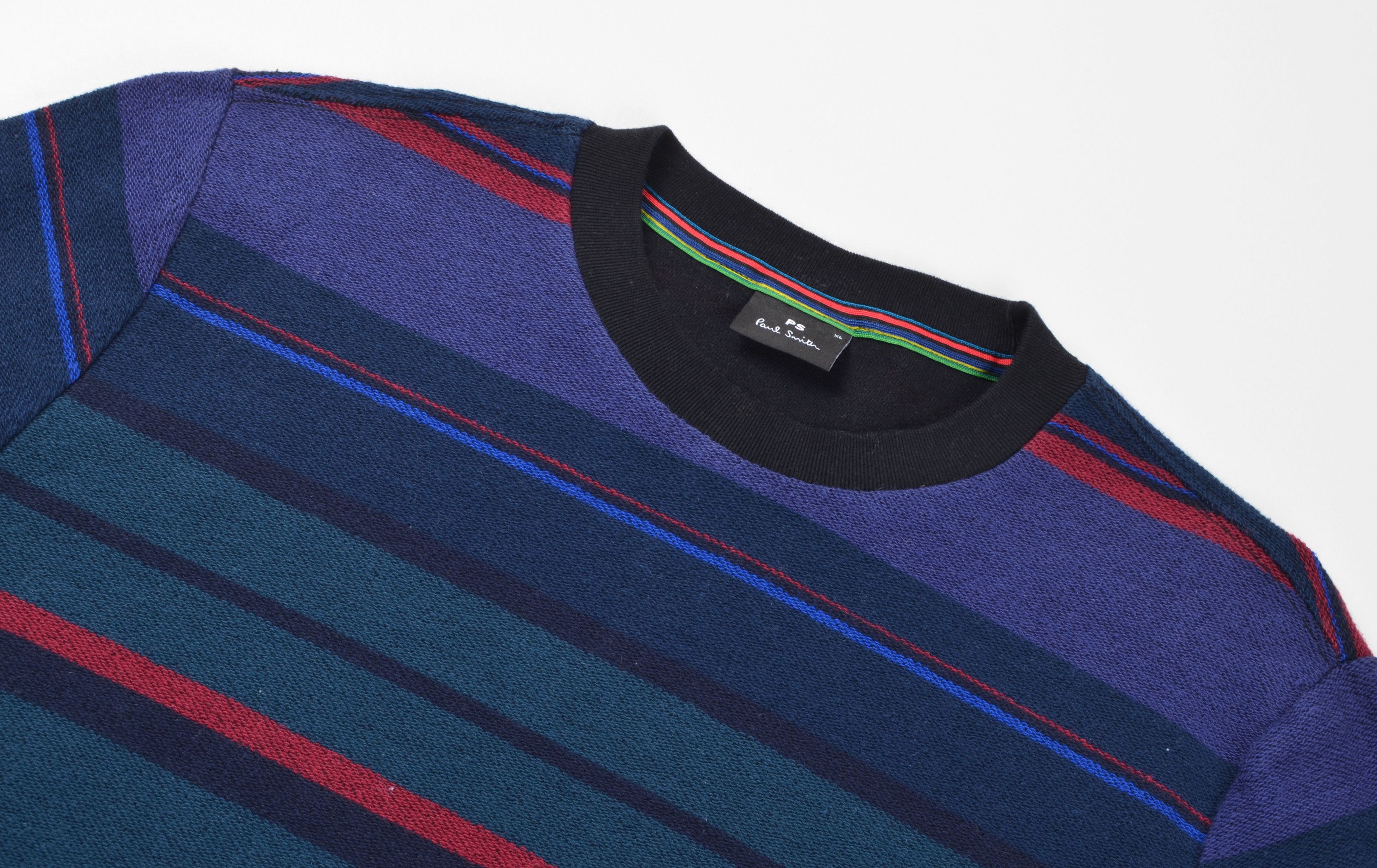 Paul Smith Paul Smith Striped Crew Neck Long Sleeve Sweatshirt Size US XL / EU 56 / 4 - 2 Thumbnail