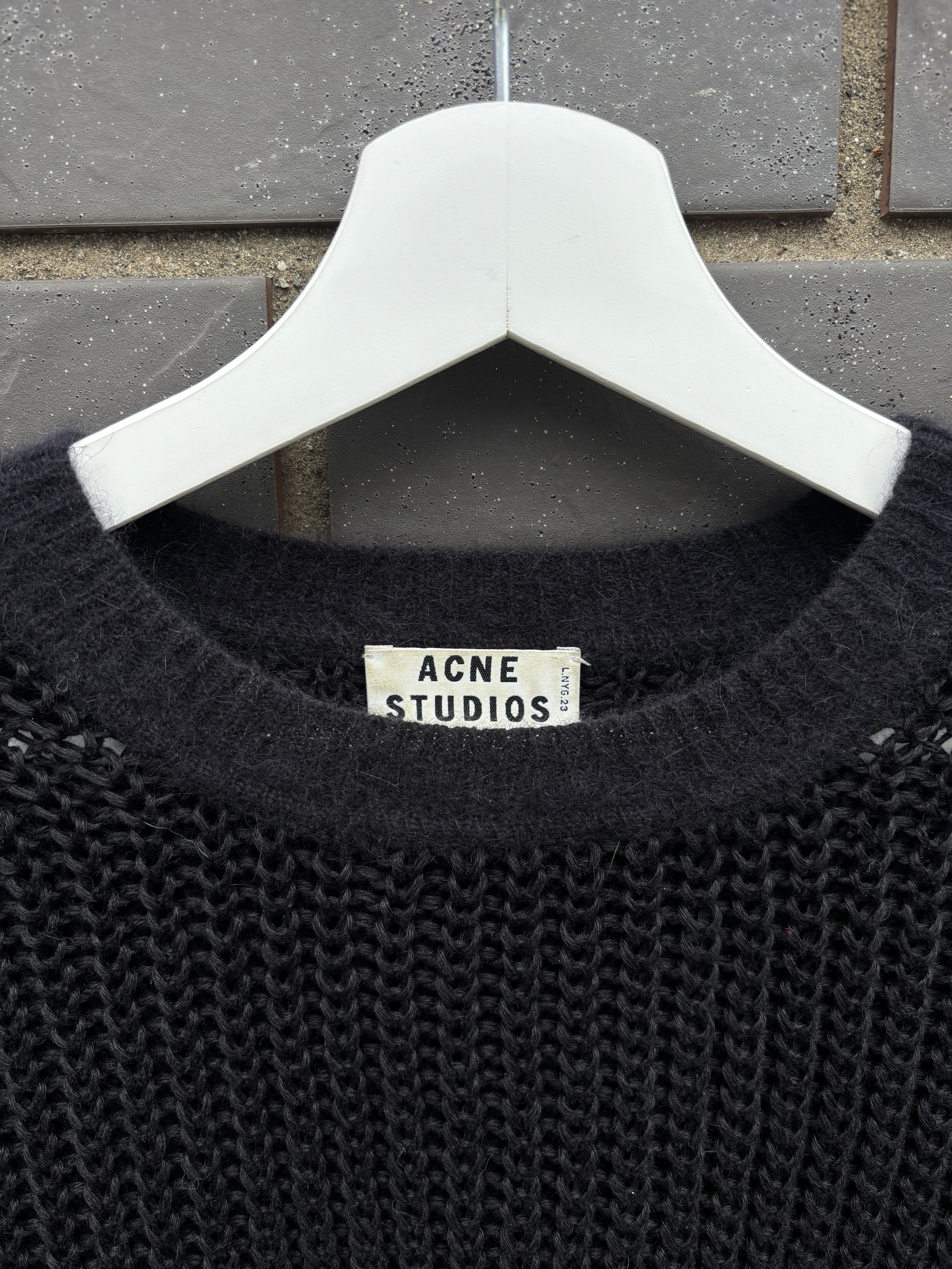 Acne Studios Acne studios ninon linen angora open knit sweater Size US S / EU 44-46 / 1 - 4 Thumbnail