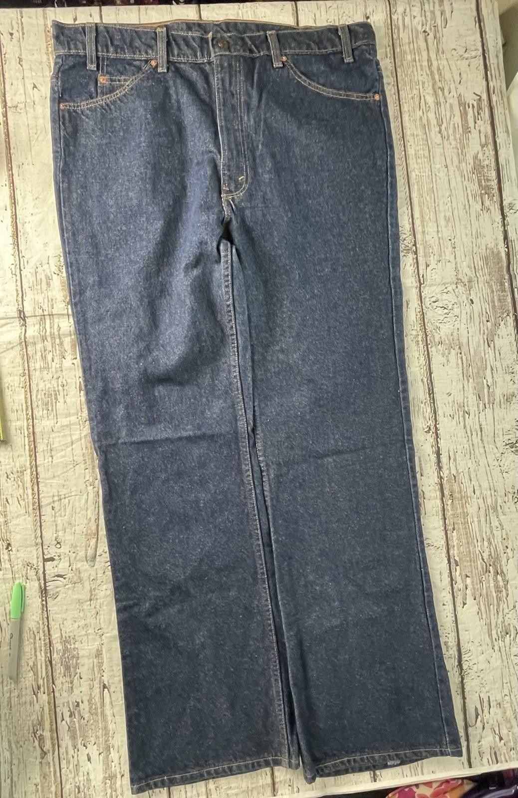 Levi's Levi's 517 40X32 Vintage 90's USA Made Orange Tab Jeans Size US 40 / EU 56 - 4 Thumbnail