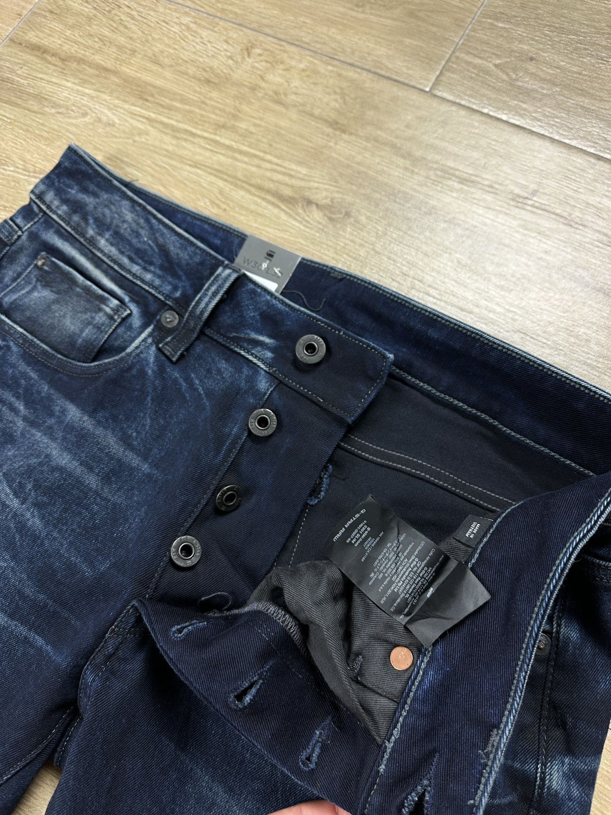 G-Star NEW🏷️ G-Star Raw 3301 Slim Denim Jeans Size US 30 / EU 46 - 4 Thumbnail