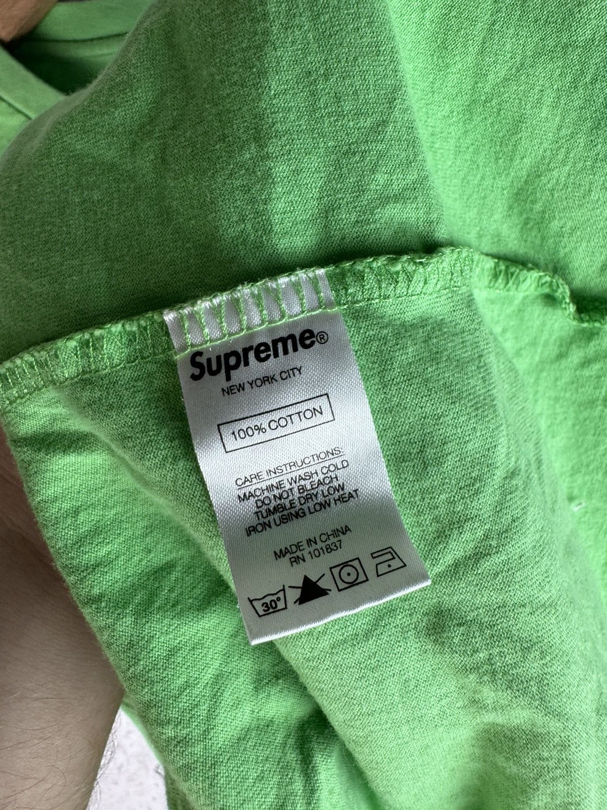 Supreme Supreme Small Box Logo Top Tee Green Size US M / EU 48-50 / 2 - 4 Thumbnail