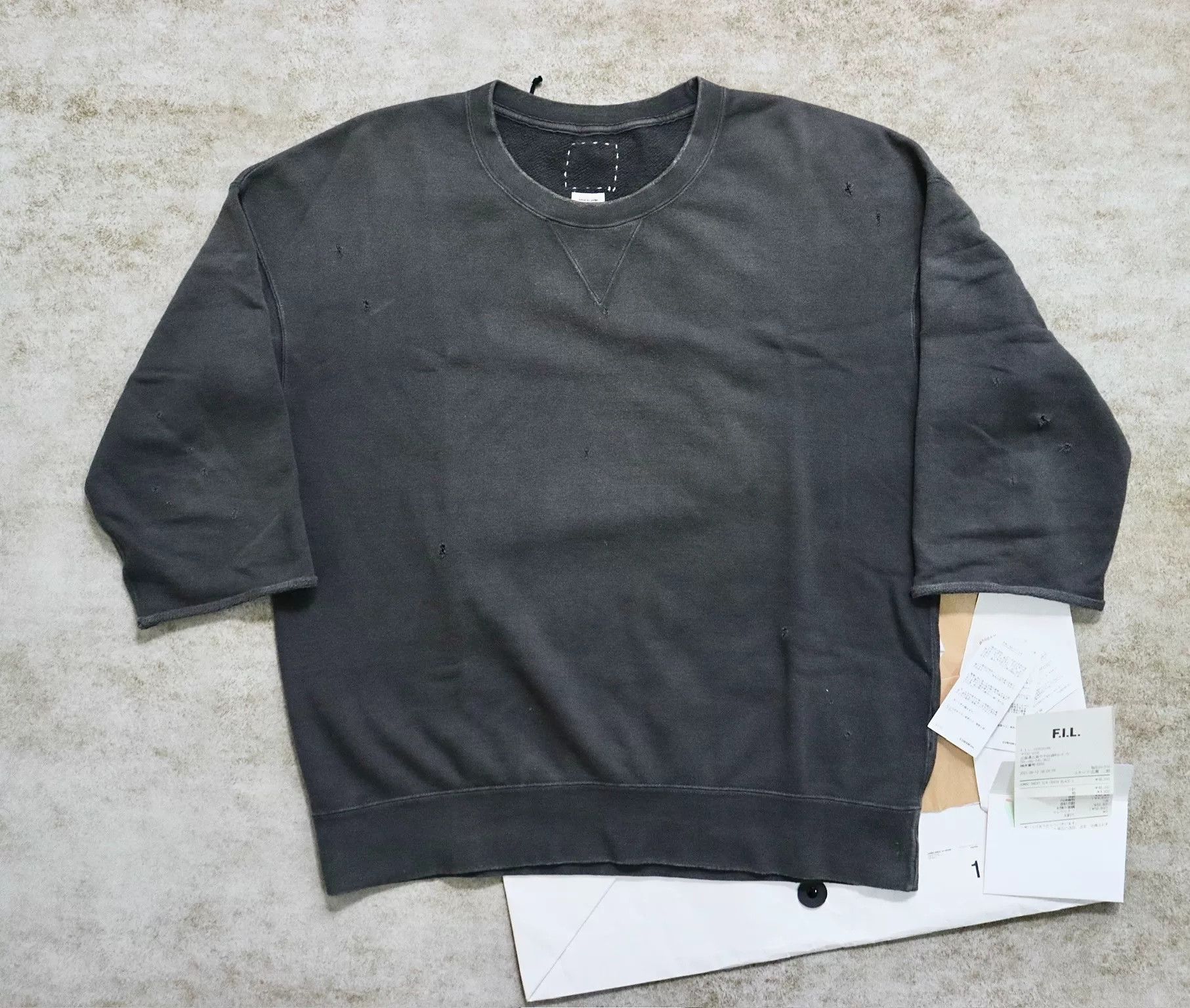 Visvim Visvim 21AW Jumbo Sweat 3/4 Crash Size US S / EU 44-46 / 1 - 1 Thumbnail