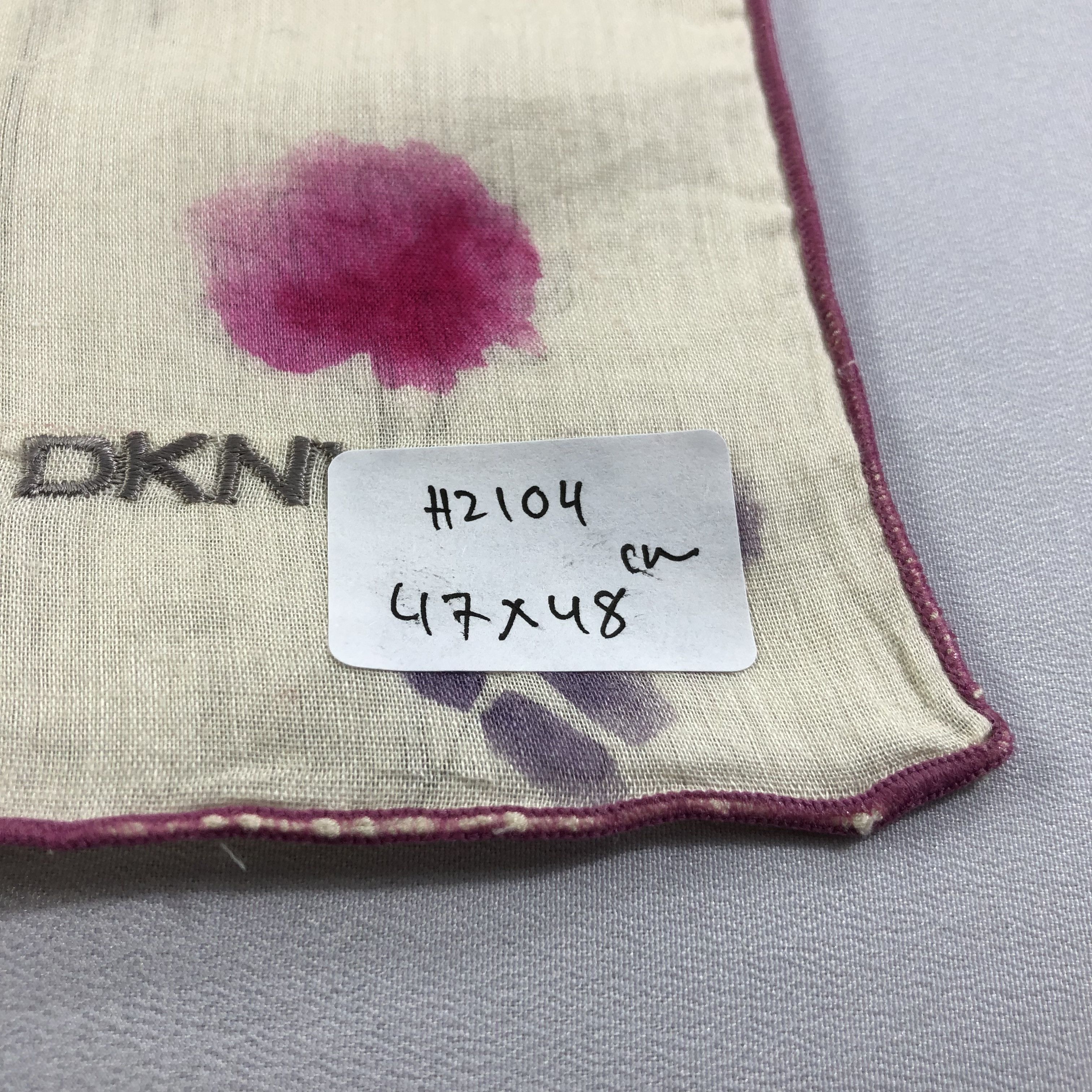 DKNY DKNY Double Sided Handkerchief Neckerchief Bandana H2104 Size ONE SIZE - 7 Thumbnail