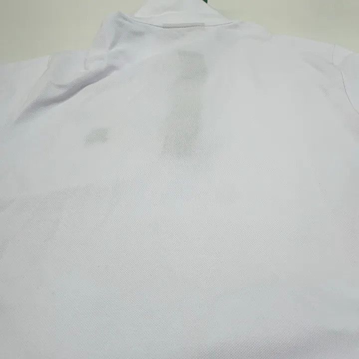 Burberry Burberry Burberry White Logo Embroidered Short Sleeve Polo Size US M / EU 48-50 / 2 - 5 Thumbnail