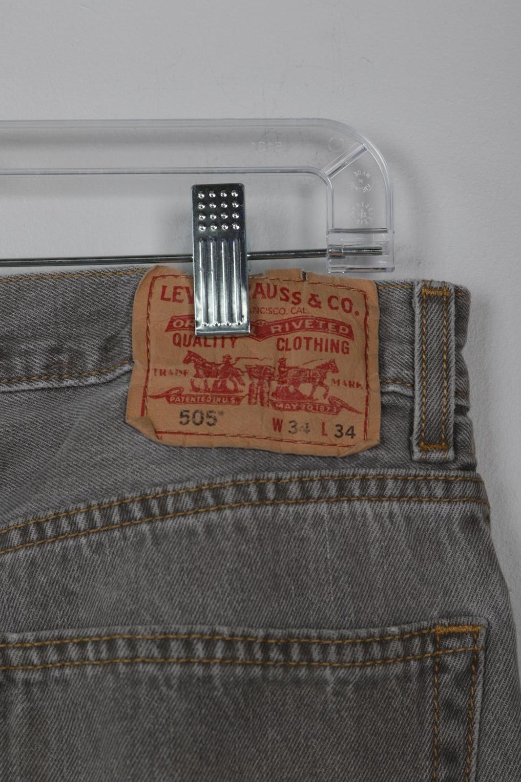 Levi's 00's Levi's 505 Stone Wash Regular Fit Jeans Size US 34 / EU 50 - 4 Thumbnail