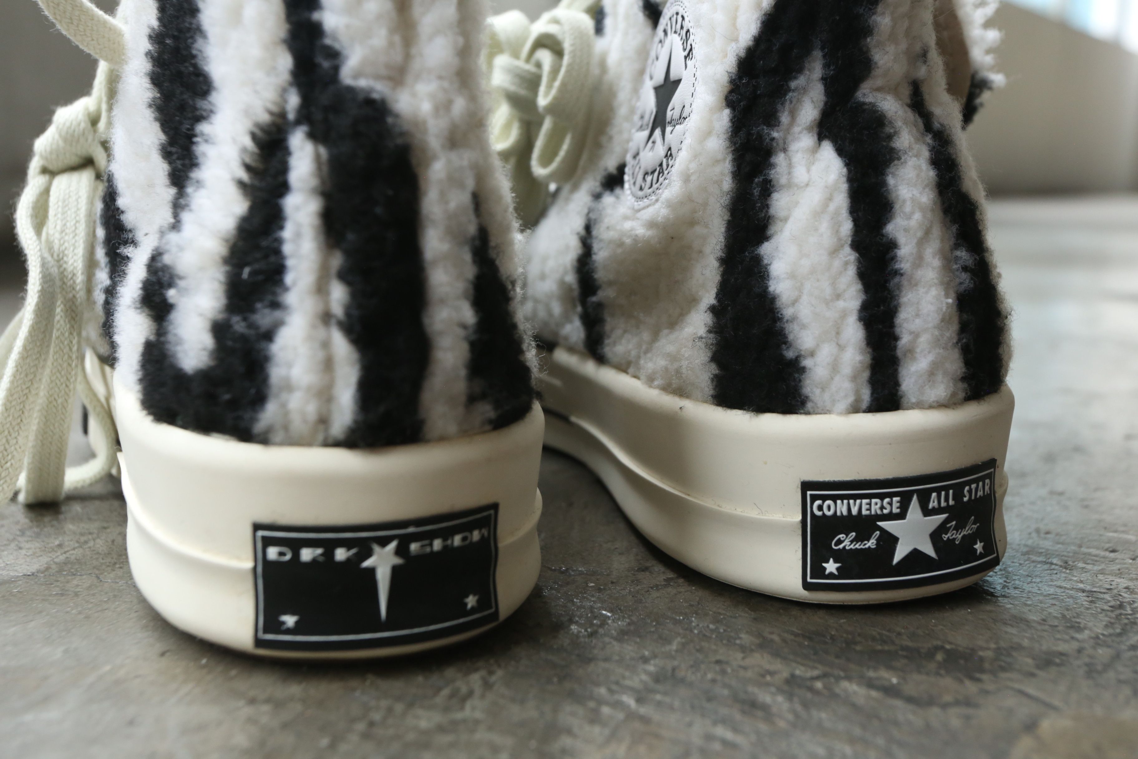 Converse × Rick Owens Drkshdw Rick Owens - S/S 23 - TURBODRK Chuck 70 Hi Size US 8.5 / EU 41-42 - 12 Thumbnail