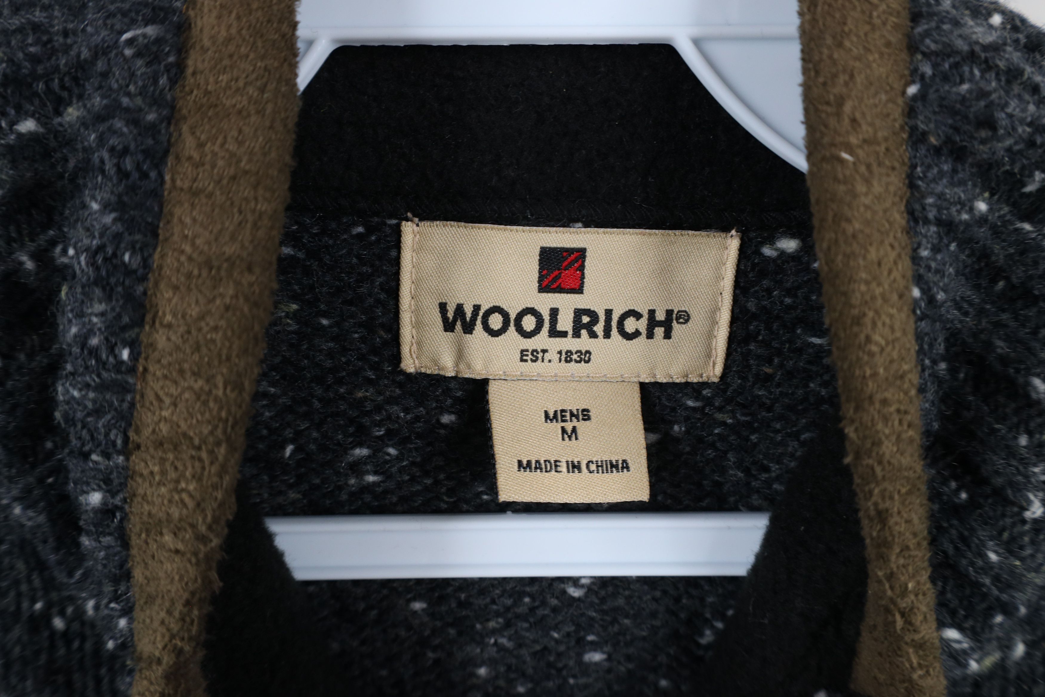 Vintage × Woolrich Woolen Mills Vintage 90s Woolrich Fleck Wool Blend Knit Full Zip Sweater Size US M / EU 48-50 / 2 - 6 Thumbnail