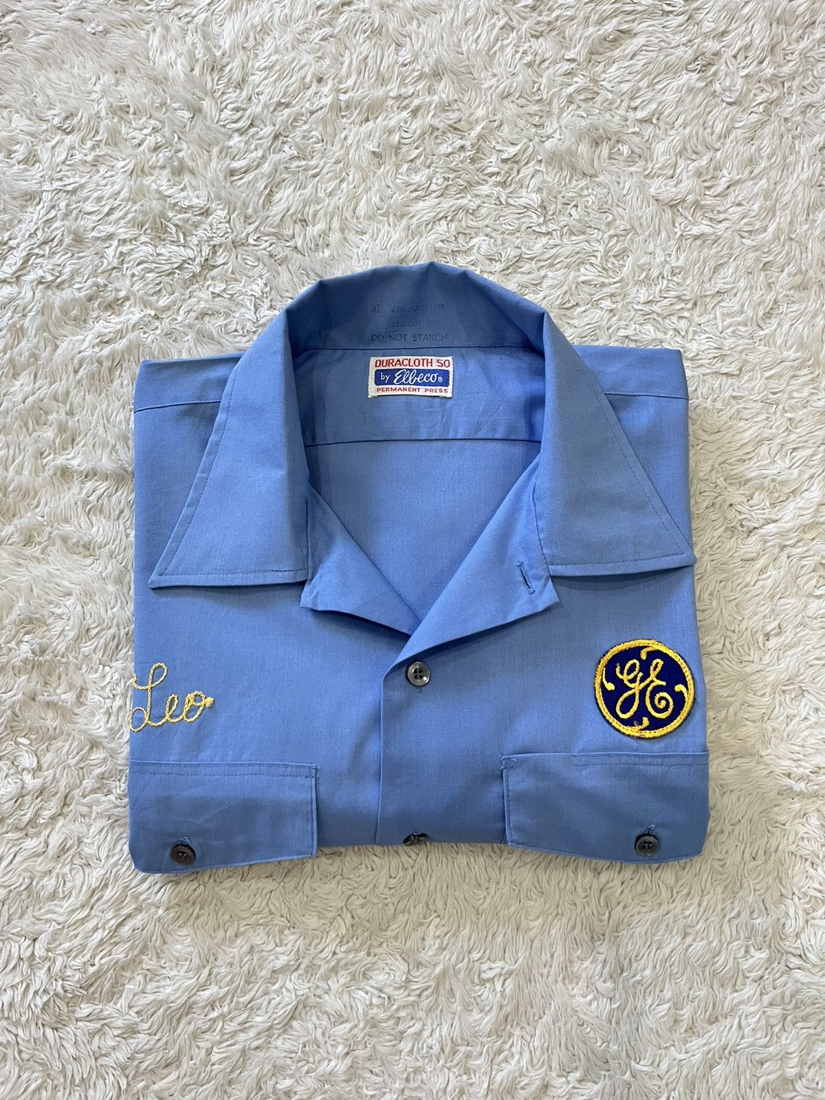 Vintage vintage 1960's duracloth by elbeco work shirt Size US XL / EU 56 / 4 - 1 Thumbnail