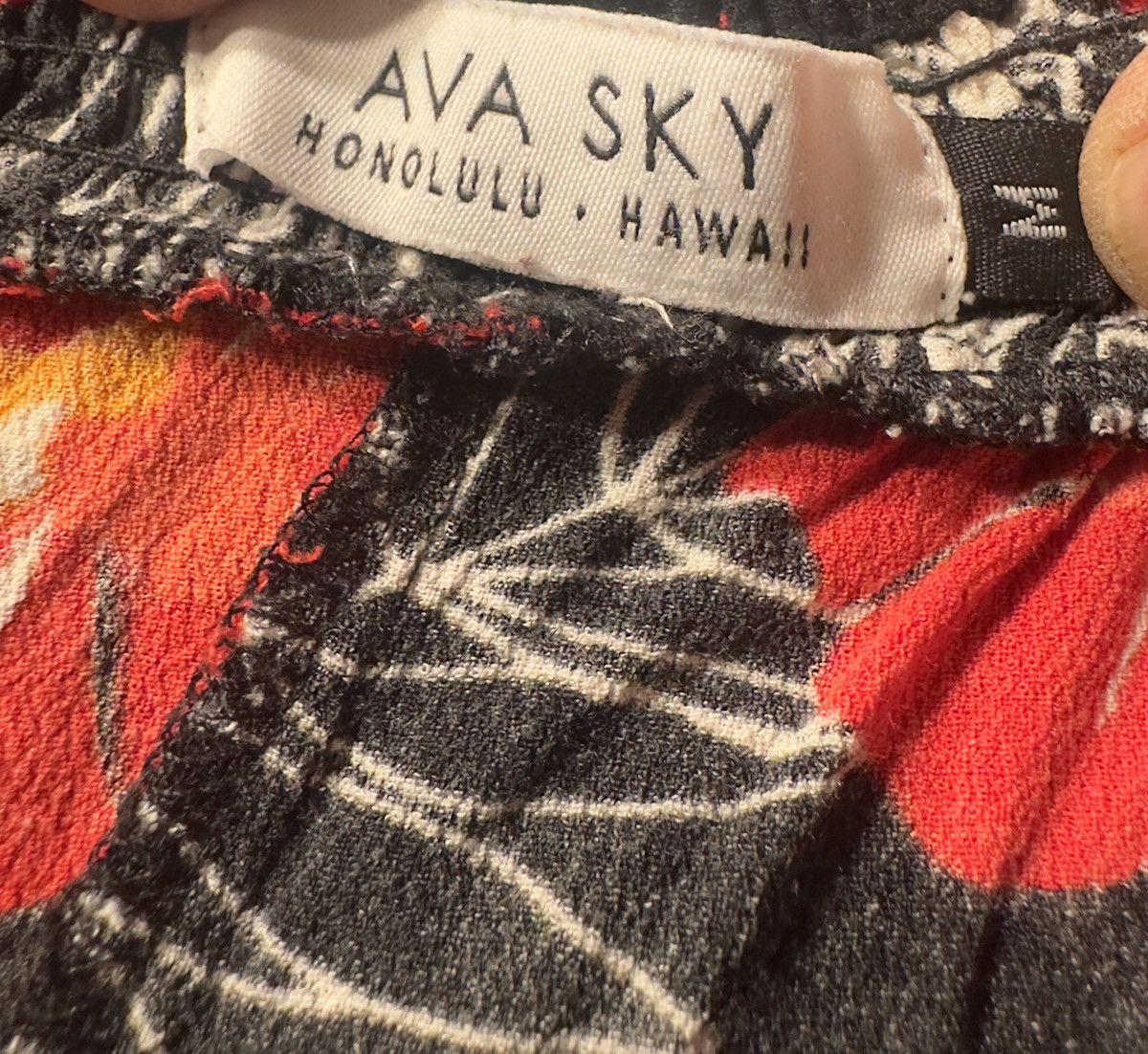 Other Ava Sky Hawaiian Print Dress Black/Red Rompers Women's M Size M / US 6-8 / IT 42-44 - 4 Thumbnail