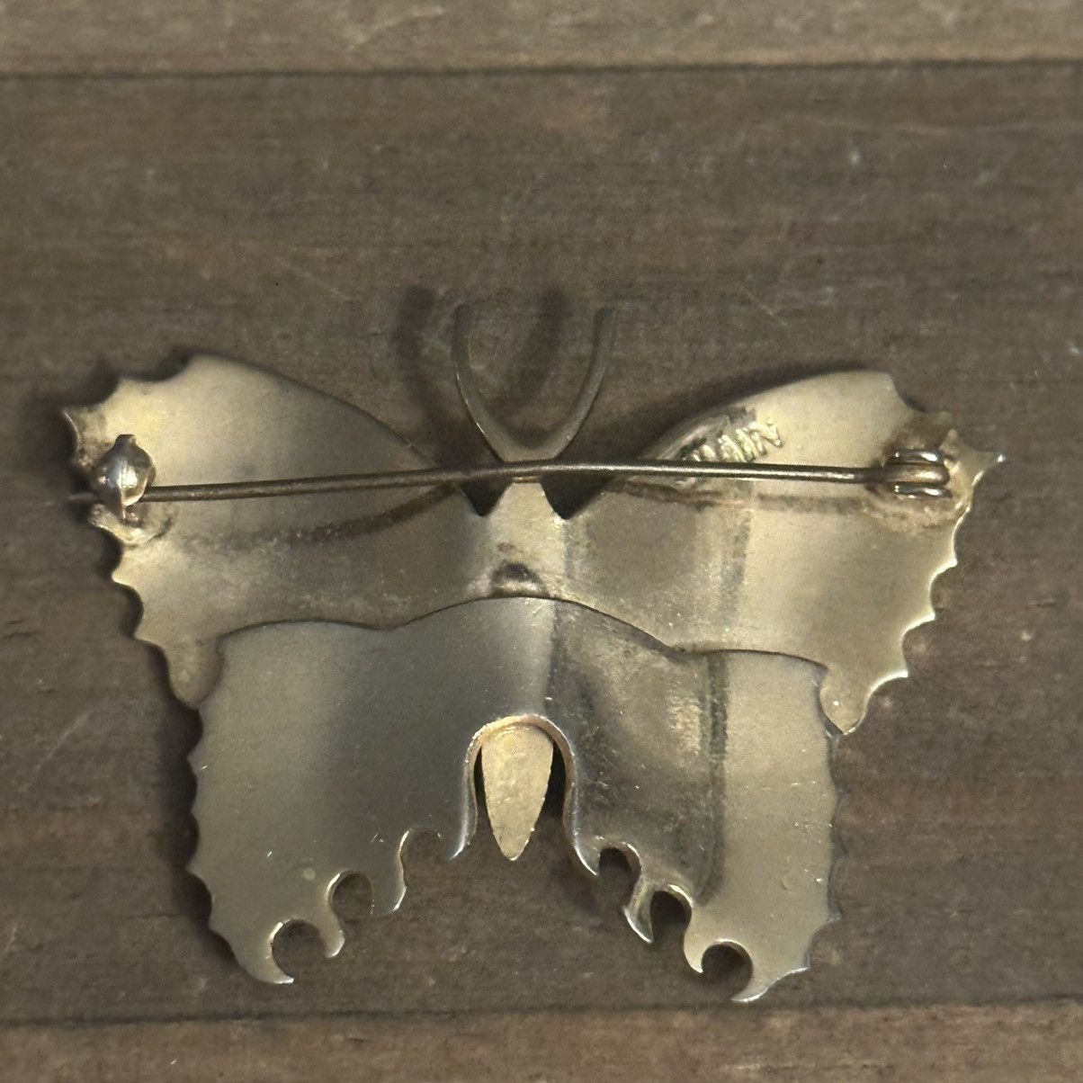 Vintage Vintage Spain gold damascene butterfly brooch Size ONE SIZE - 4 Thumbnail