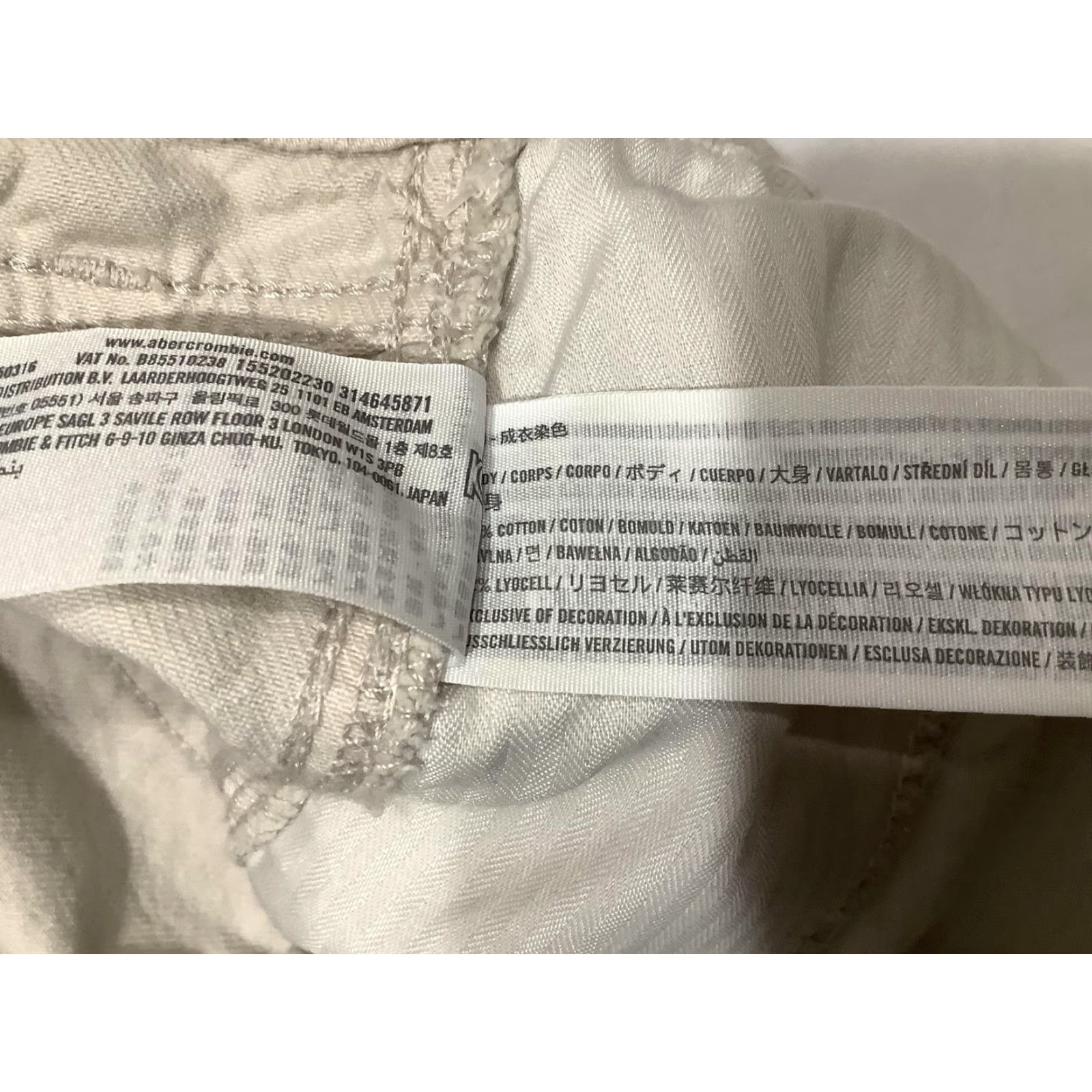 Abercrombie & Fitch VINTAGE Abercrombie & Fitch Cargo Pants Mens 34x32 Beige The Loose High Rise Utility Pockets Size US 34 / EU 50 - 6 Thumbnail