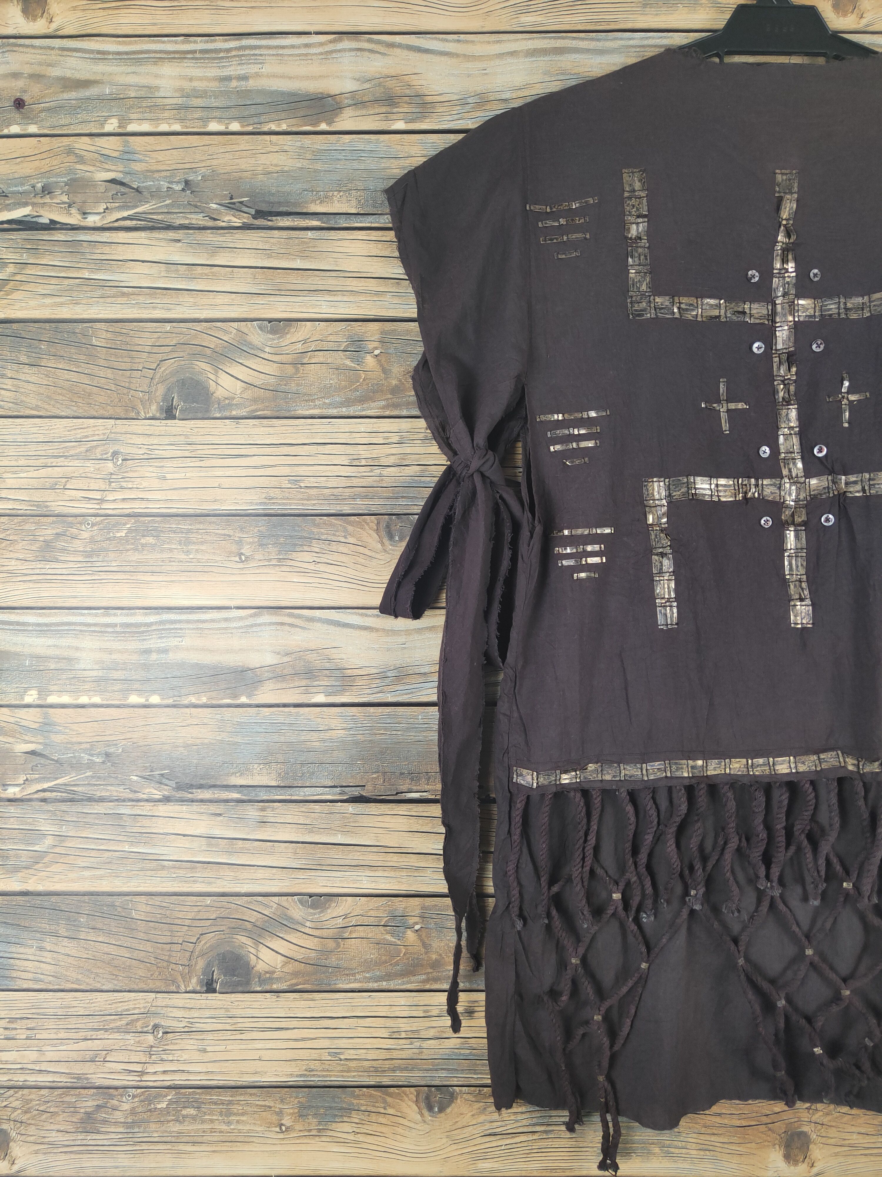 Patrizia Pepe × Vintage Retro Patrizia Pepe Dark Brown Blouses Size S / US 4 / IT 40 - 9 Thumbnail