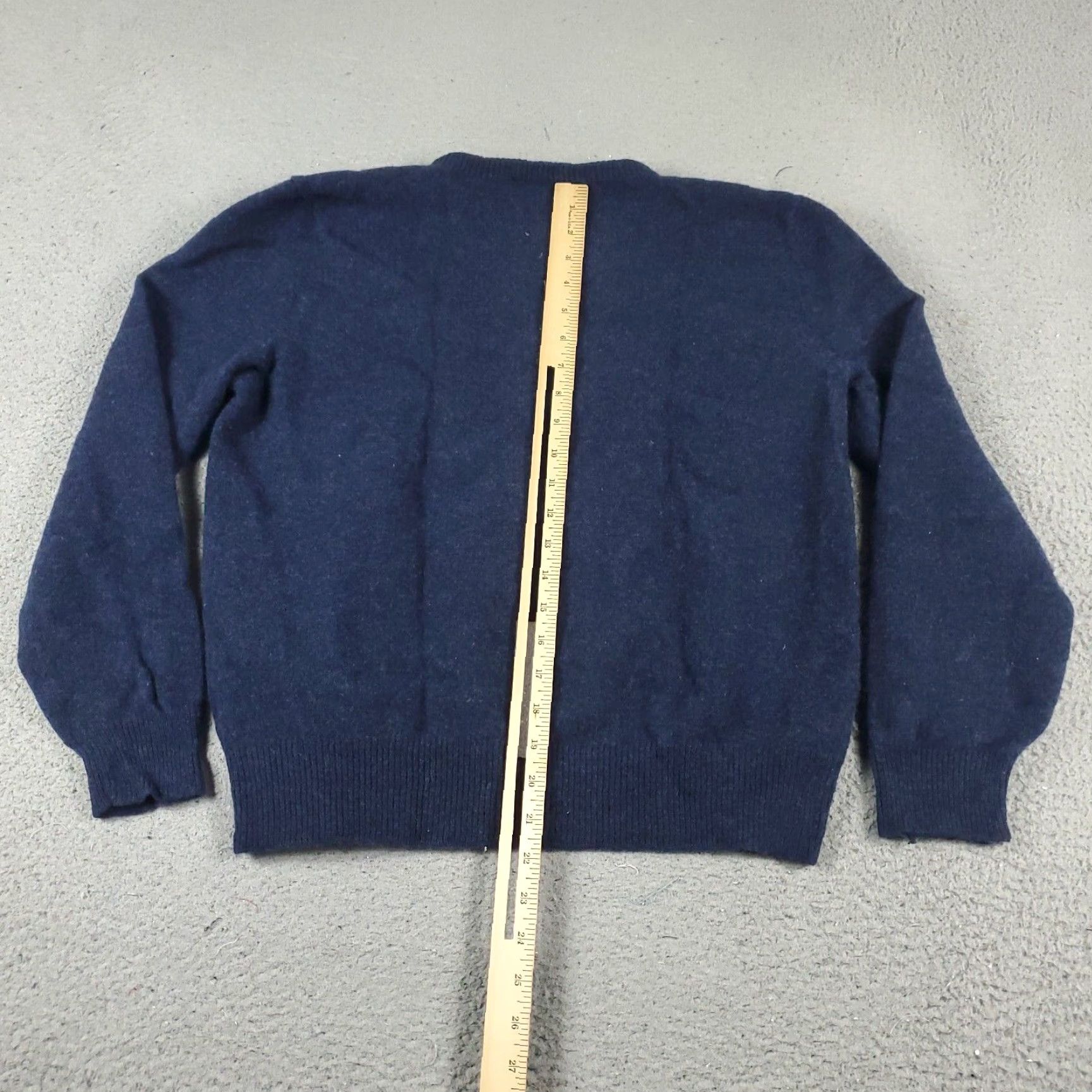 Ralph Lauren Ralph Lauren Mens Large Blue Pony Sweater Casual Pullover Wool Sweatshirt Size US L / EU 52-54 / 3 - 6 Thumbnail