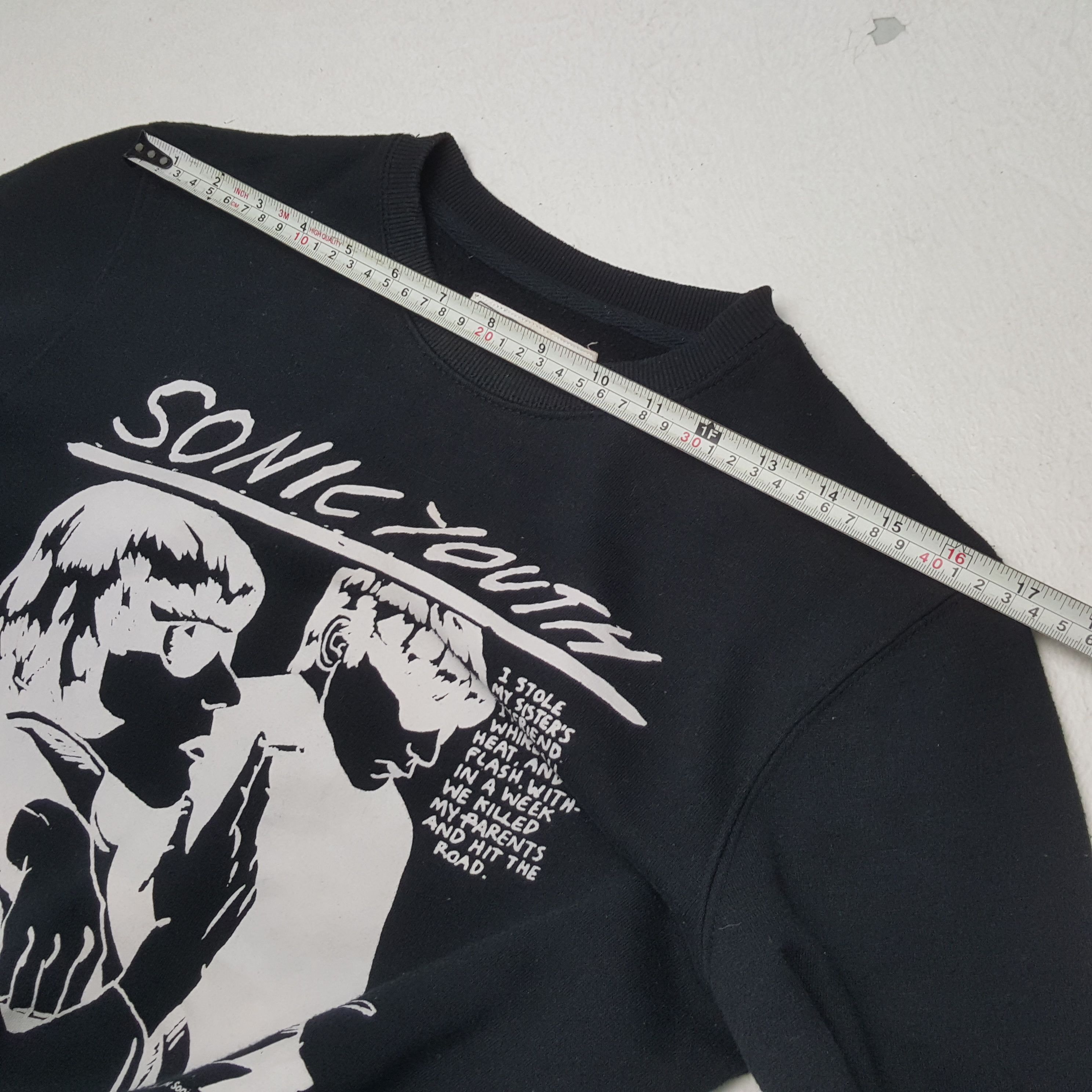 Band Tees × Vintage SONIC YOUTH Rock Band Music Streetwear Sweatshirt Size US XS / EU 42 / 0 - 4 Thumbnail