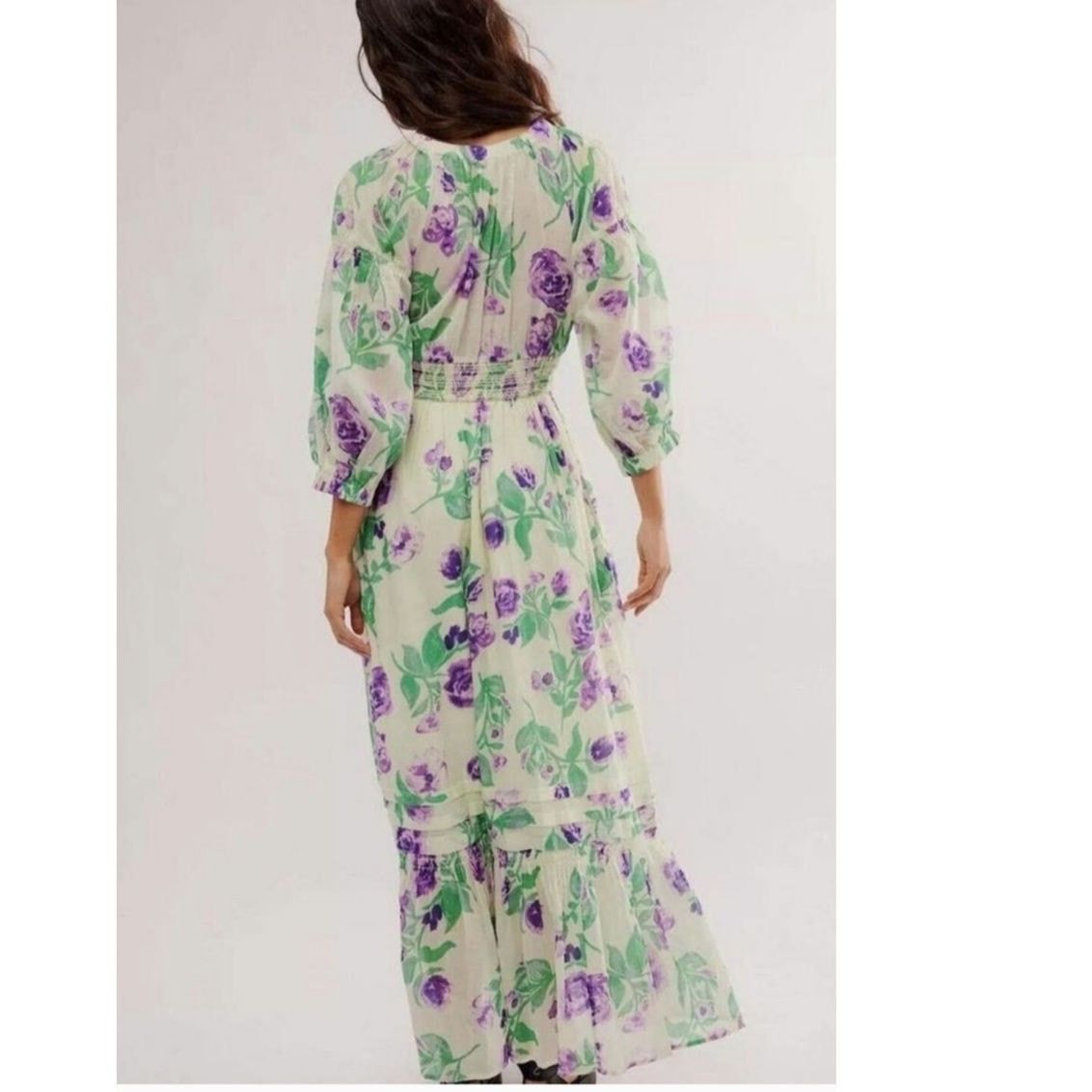 green emerald velvet dress Amazon Free People Golden Hour Maxi Dress main image 1