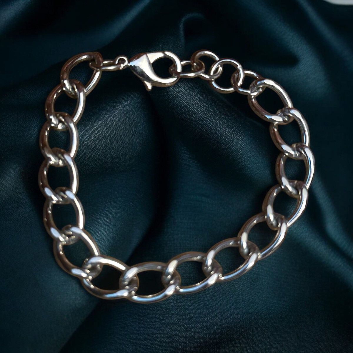 Other Silver tone chunky chain link bracelet Size ONE SIZE - 3 Thumbnail