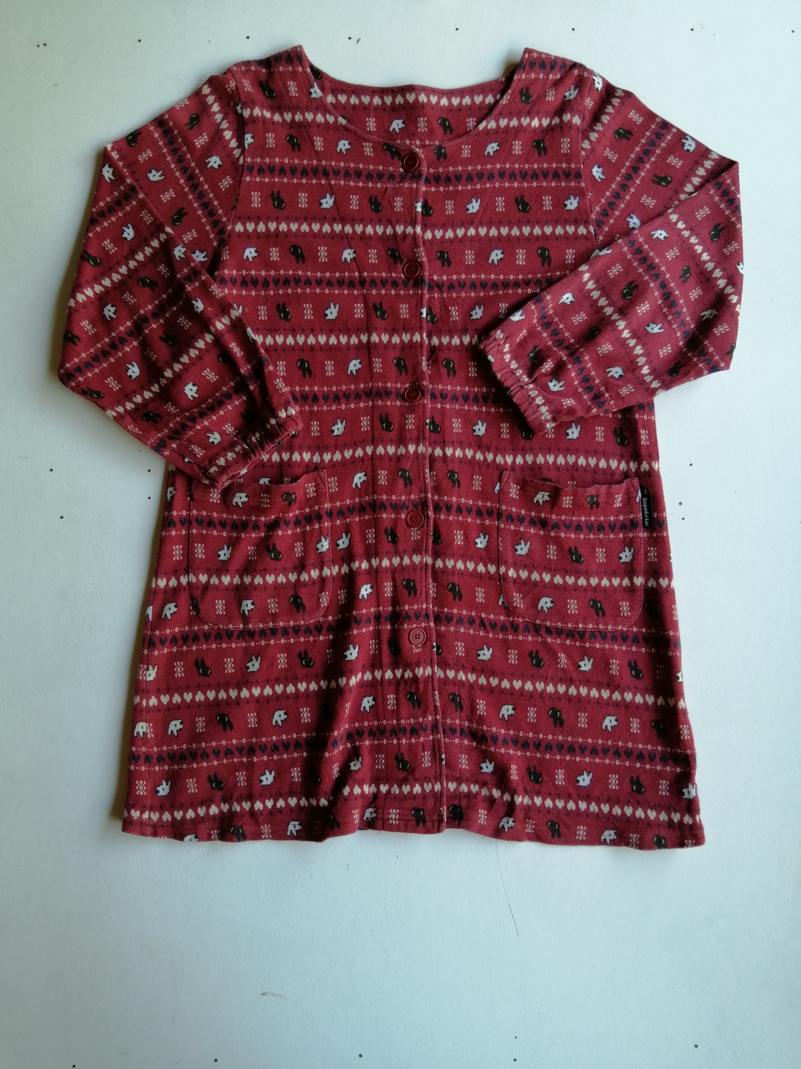 Designer × Japanese Brand Vintage Gaspard et Lisa Full Printed Button Up Size US L / EU 52-54 / 3 - 1 Thumbnail