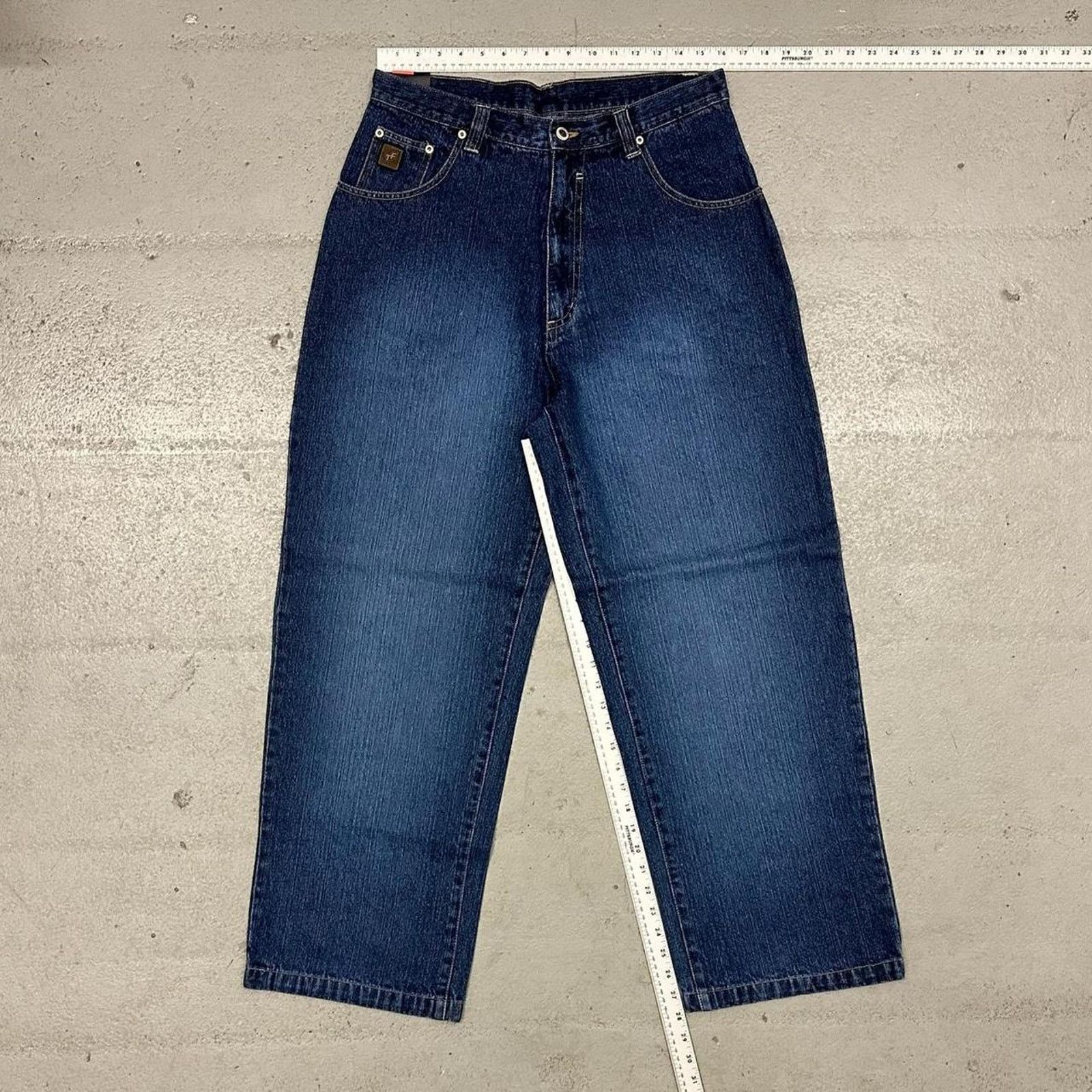 Vintage Vintage baggy y2k tuff faded blue skater carpenter style Size US 34 / EU 50 - 3 Thumbnail