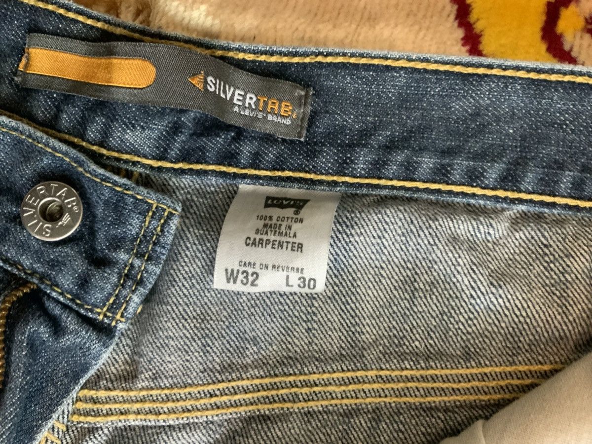 Levi's Vintage Y2K Levis Silver Tab Carpenter Jeans Sz 32x28 Size US 32 / EU 48 - 6 Thumbnail