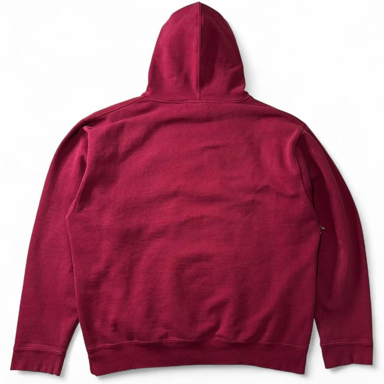 Vintage Vintage 90s Burgundy Oklahoma College Hoodie - M Size US M / EU 48-50 / 2 - 7 Thumbnail