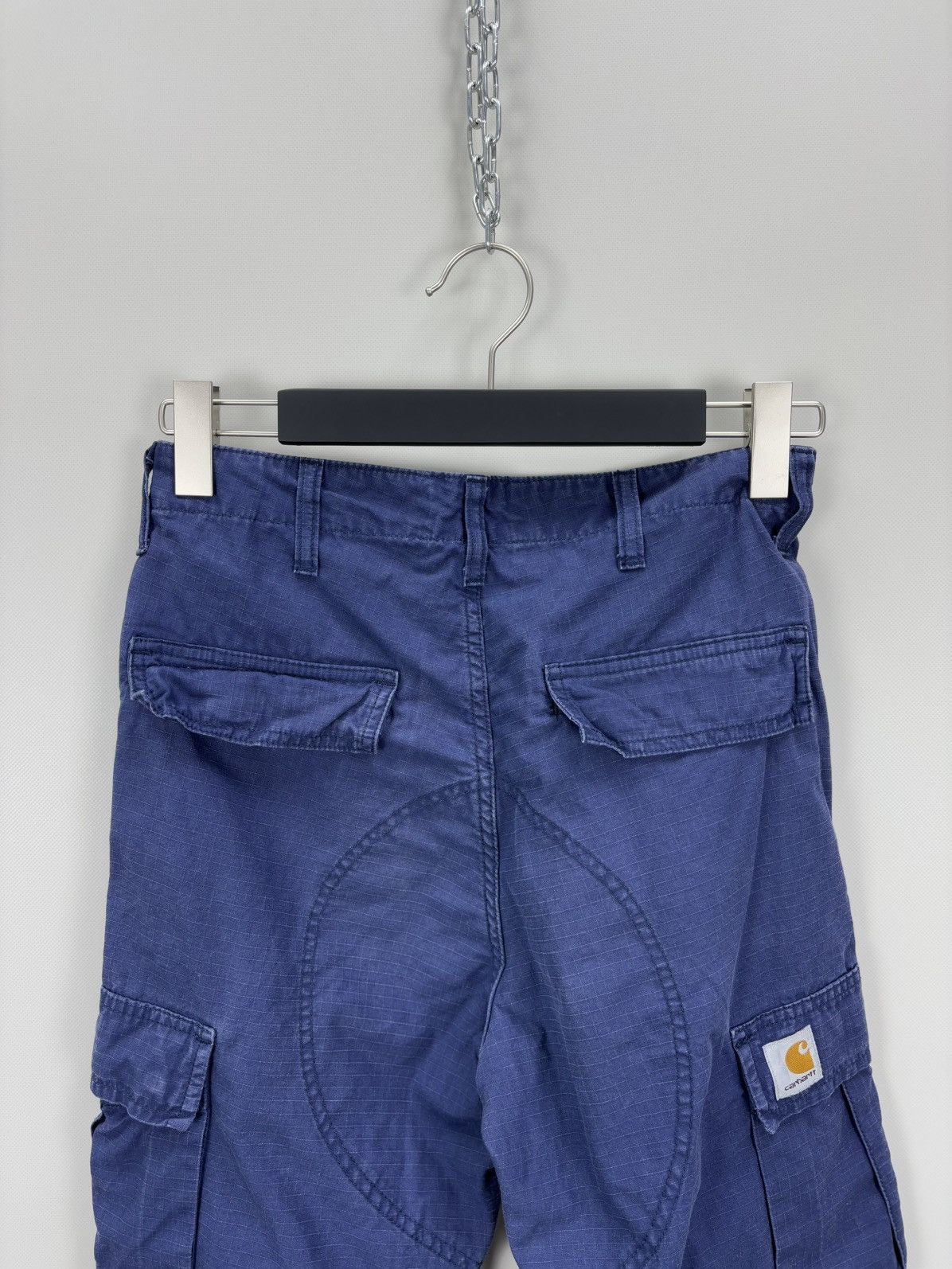 Carhartt Mens cargo pants Carhartt Size XS/S Color Blue Size US 29 - 8 Thumbnail
