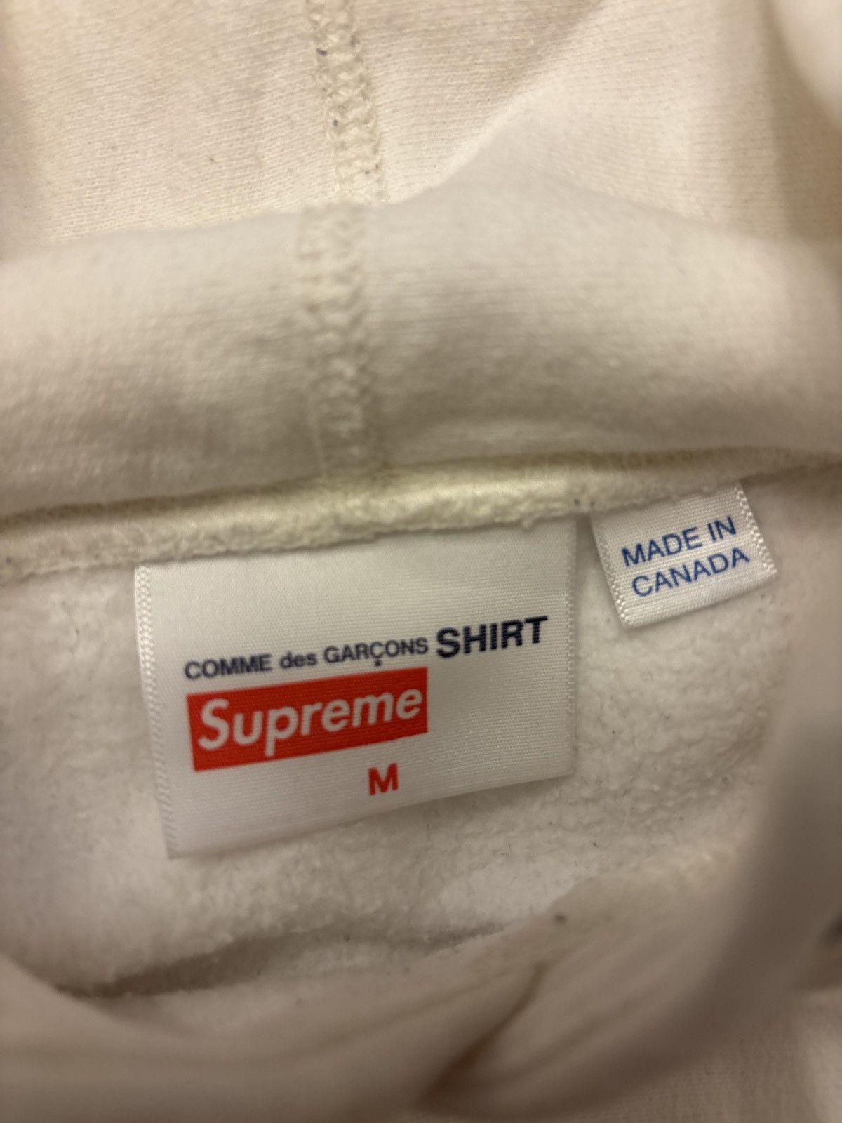 Comme des Garcons SHIRT × Supreme Supreme x Comme des Garcons CDG Hoodie Medium M Size US M / EU 48-50 / 2 - 11 Thumbnail
