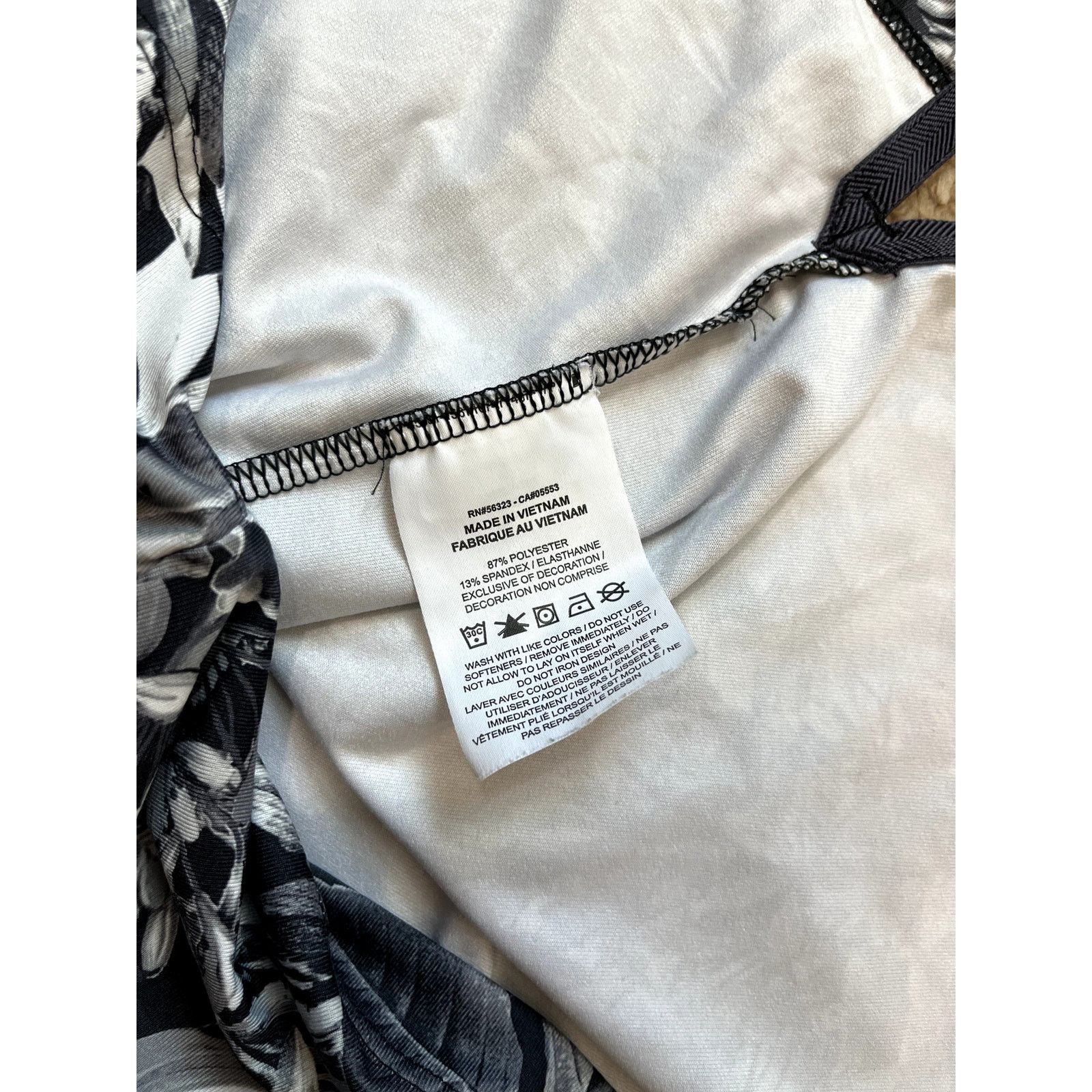 Nike Women's Black and White Floral Tank Top M Size M / US 6-8 / IT 42-44 - 7 Thumbnail