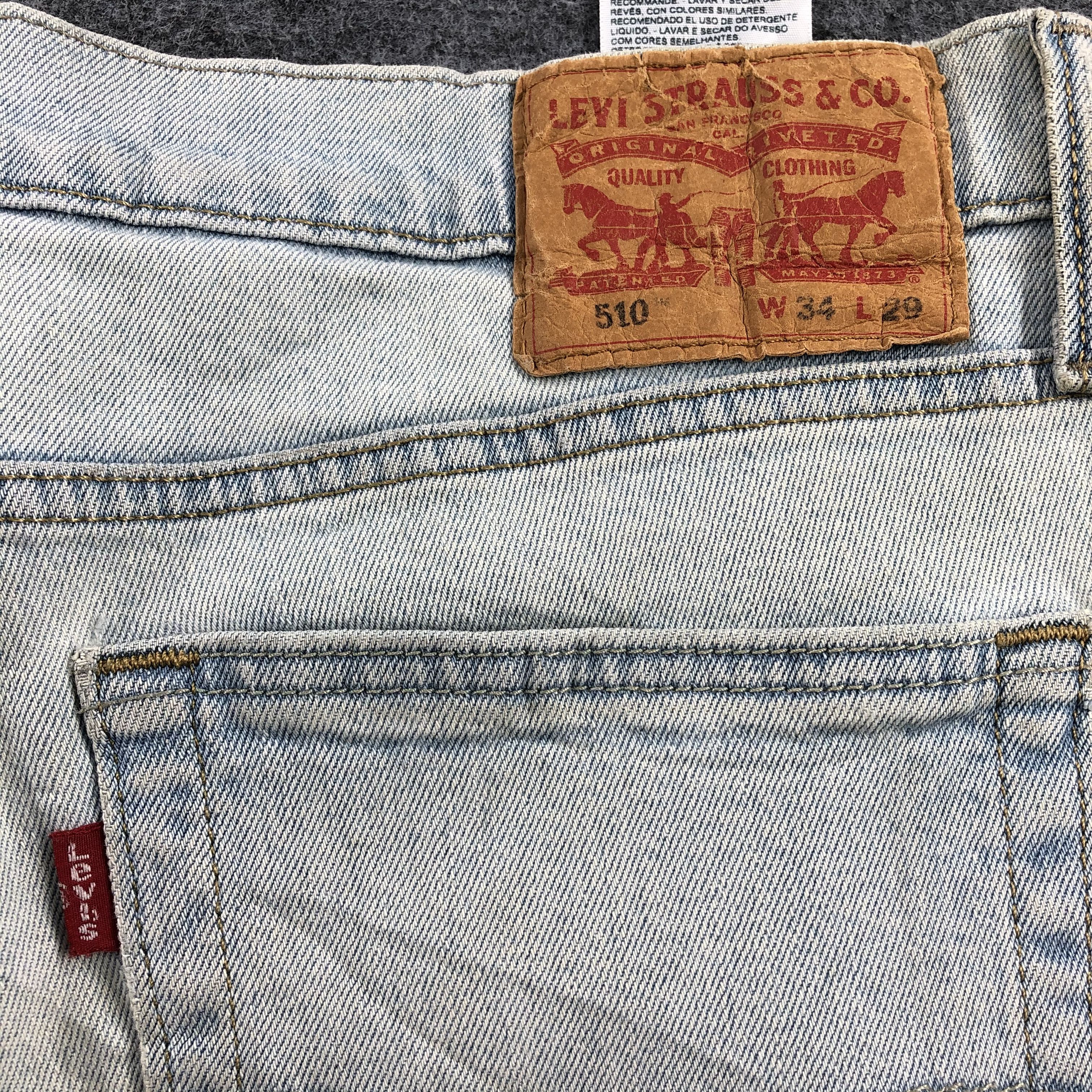 Levi's × Vintage Vintage Levis 510 Jeans-JM1195 Size US 36 / EU 52 - 5 Thumbnail