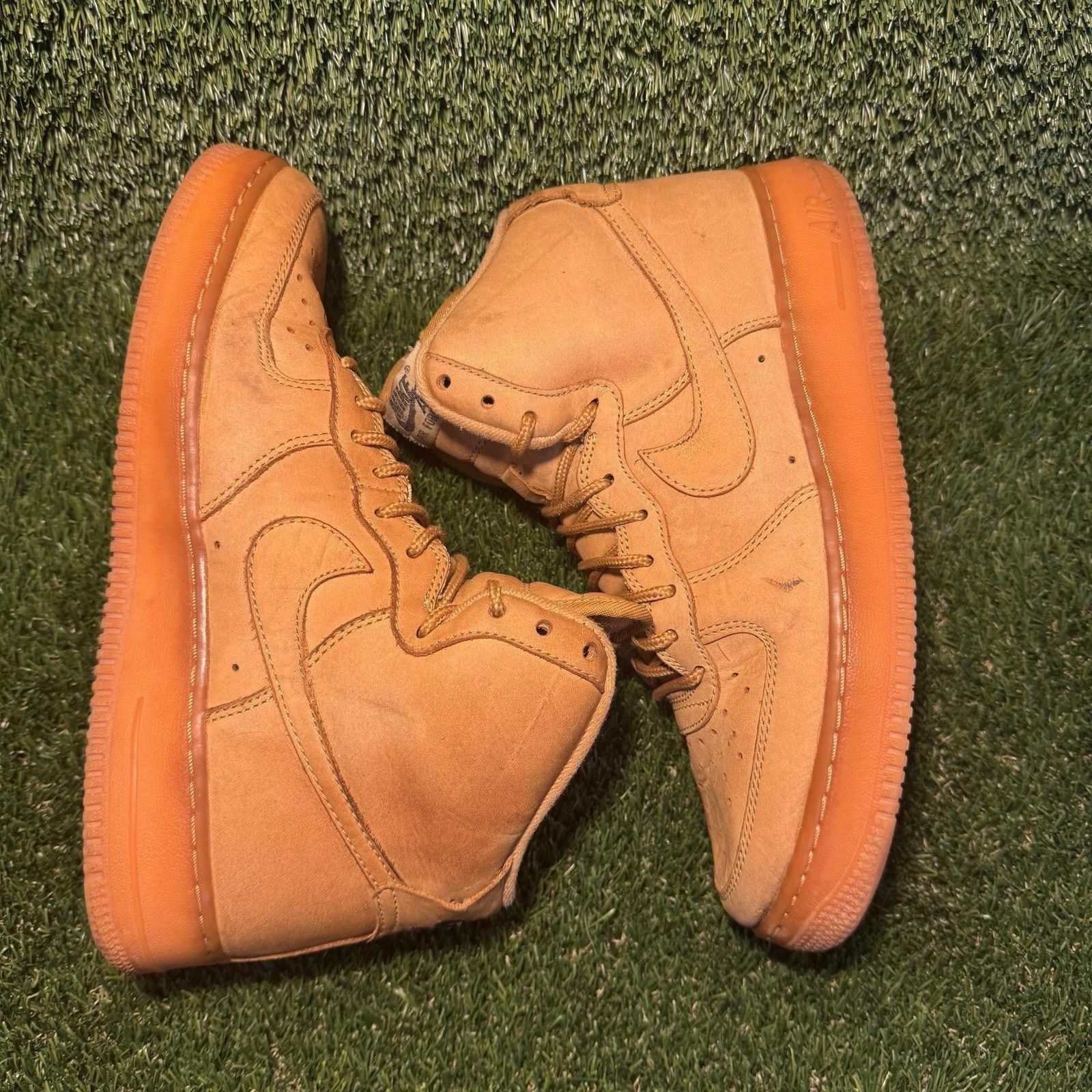 Nike Size 9.5 - Nike Air Force 1 Mid Flax Women’s Size US 9.5 / IT 39.5 - 3 Thumbnail