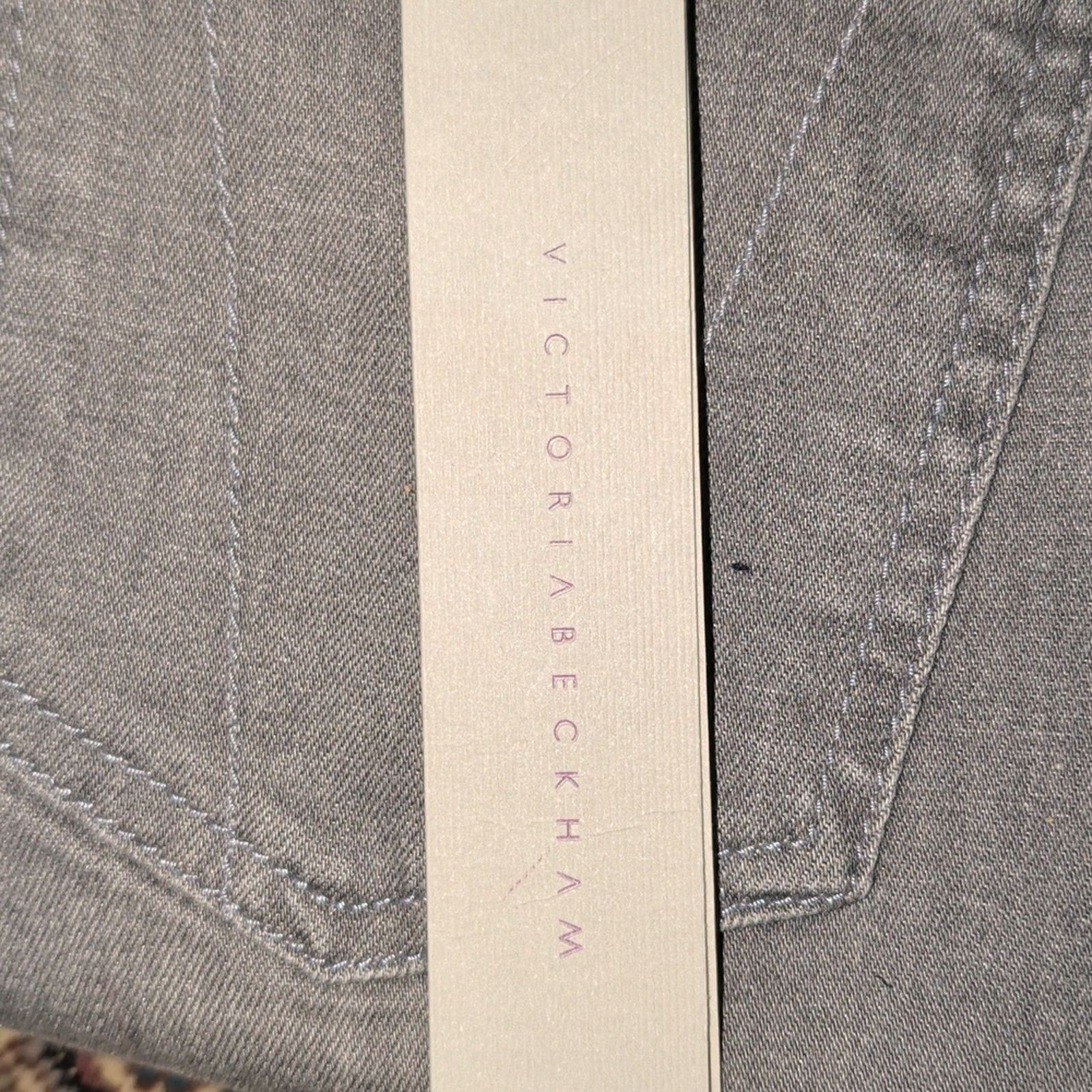 Victoria Beckham Victoria Beckham Gray Denim Jeans Womens Size 28 Size 28" / US 6 / IT 42 - 3 Thumbnail