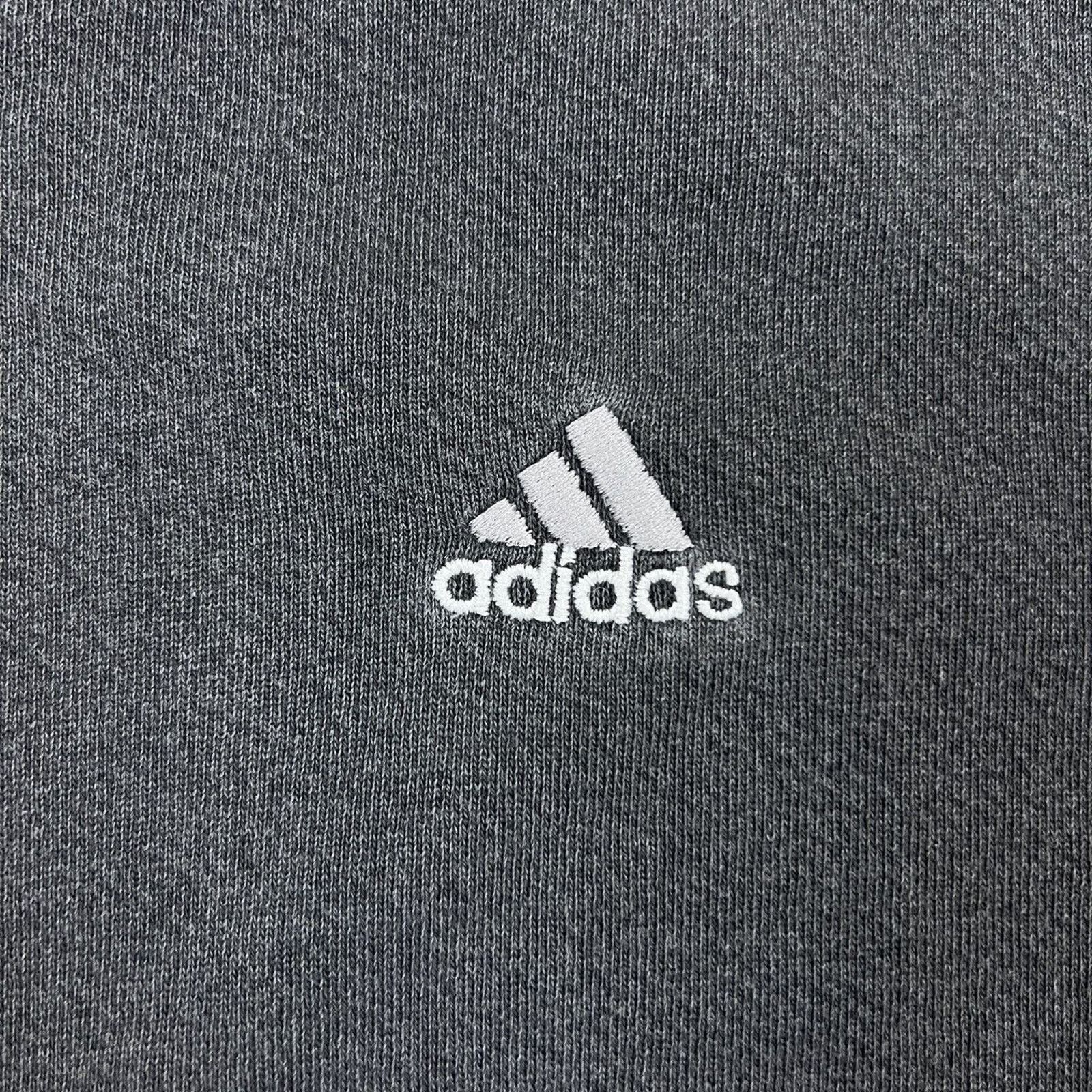 Adidas × Vintage Vintage 90s Adidas Sweatshirt 3 Stripe Sun Faded Pullover Size US M / EU 48-50 / 2 - 2 Thumbnail