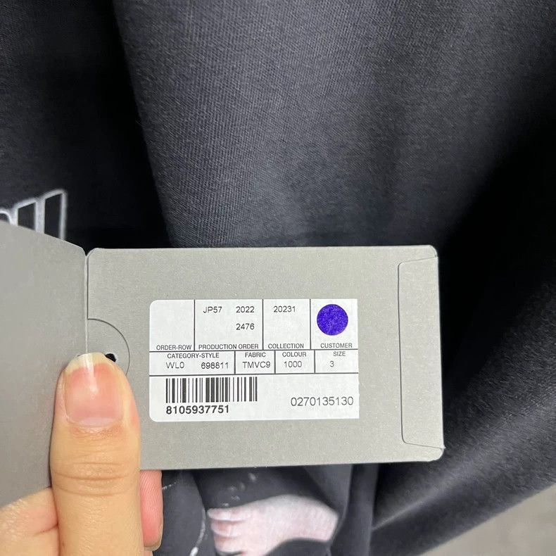 Balenciaga Balenciaga Black and grey band portrait print logo short s Size US L / EU 52-54 / 3 - 5 Thumbnail