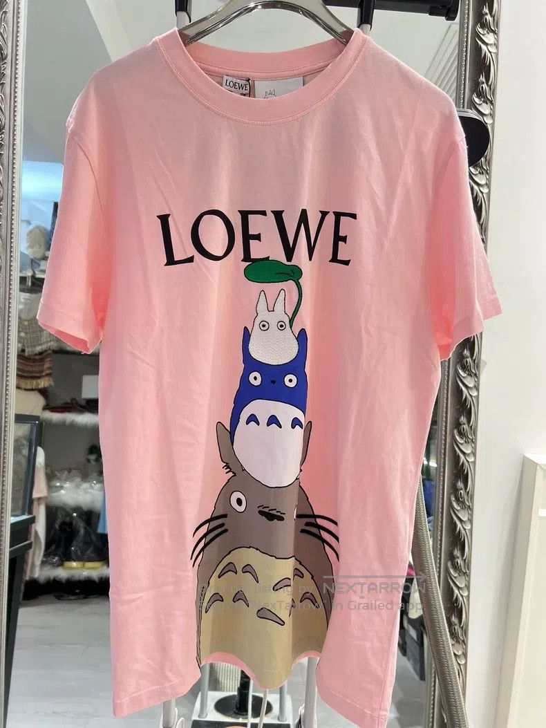 Loewe Loewe My Neighbor Totoro Printed Ribbed Short-Sleeve T-Shi Size US S / EU 44-46 / 1 - 1 Thumbnail