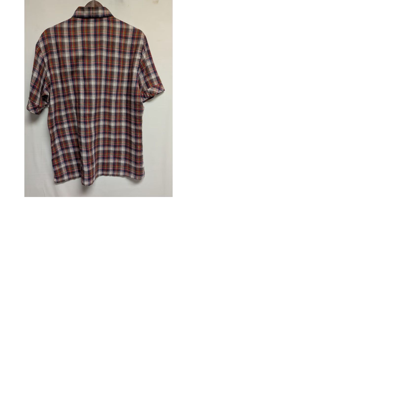 Vintage VINTAGE Alfie California Rockabilly Mod Woven Shirt With collar L 60s Blue Cotton Short Sleeve Button-Front Original 1970s Disco Mens Size US L / EU 52-54 / 3 - 9 Thumbnail
