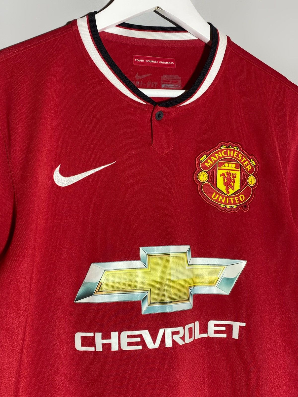Nike Nike Manchester United 2014/15 Soccer Jersey Size US S / EU 44-46 / 1 - 3 Thumbnail